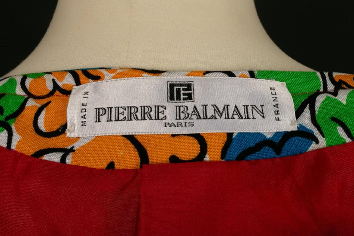 Pierre Balmain Printed Blouse For Sale 1