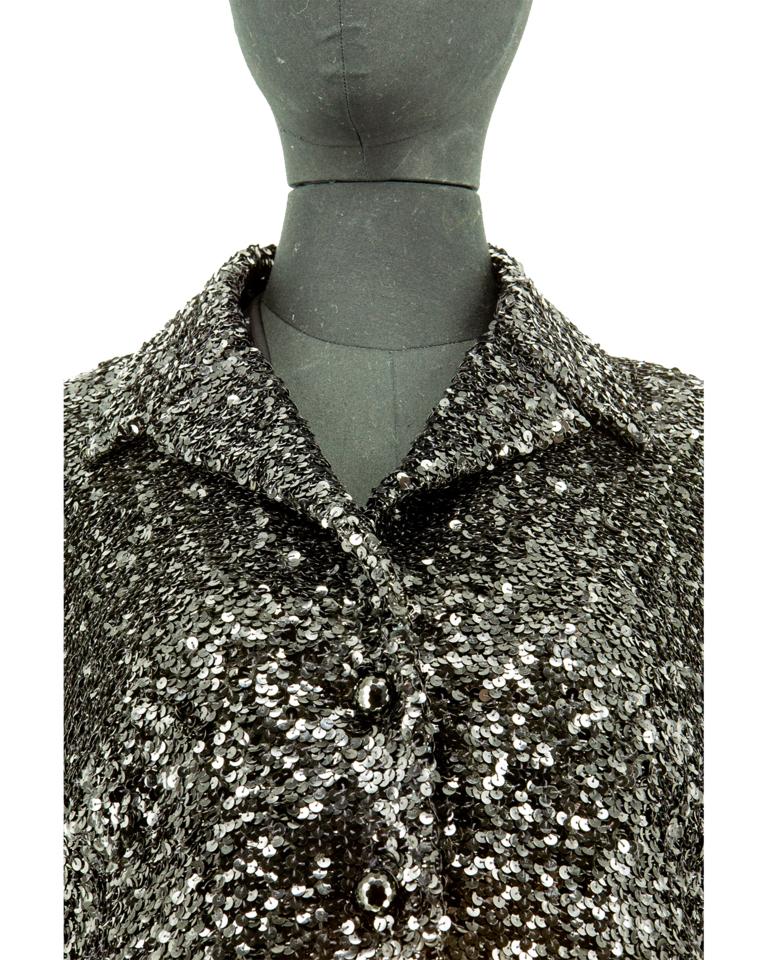 Women's Pierre Balmain Sequin Jacket 1970s For Sale