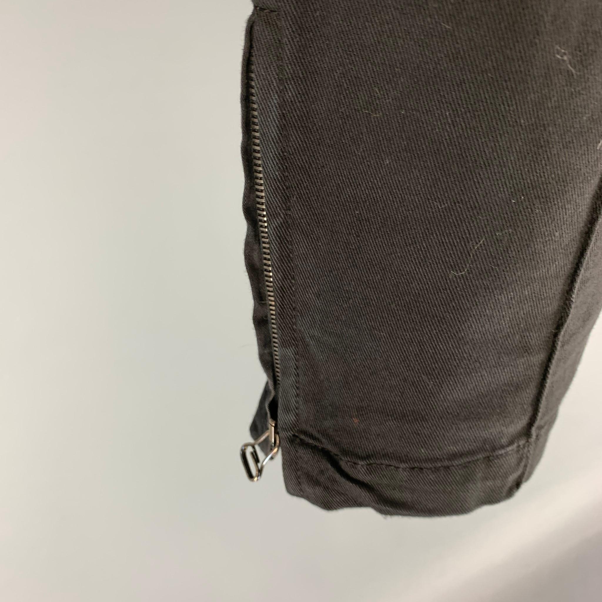 balmain jeans zipper