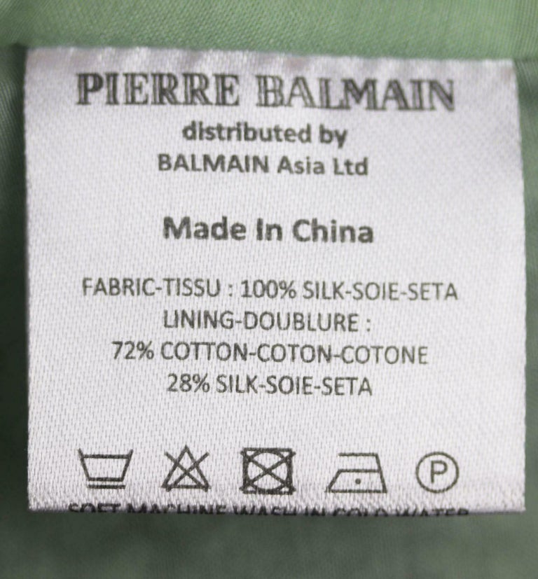 Balmain Snake Print Ruched Silk Chiffon Mini Dress For Sale at 1stDibs