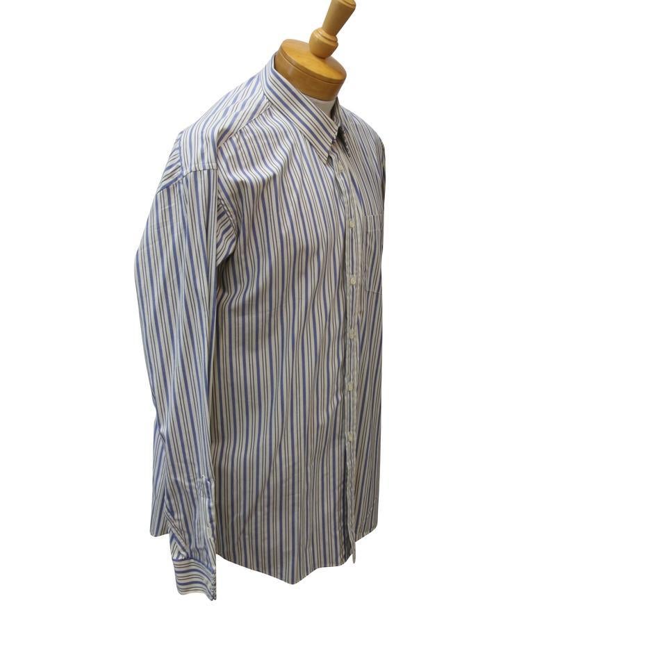 Pierre Balmain Striped Classic Fit Button-Down Shirt

This is a vintage luxury button down dress shirt from Pierre Balmain. The men's dress shirt is a classic. Perfect for formal wear size 36/37. Please check the pictures and measurements to avoid