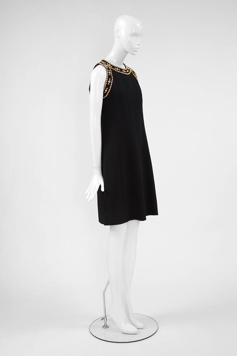 Pierre Balmain Studded Dress In Excellent Condition In Geneva, CH