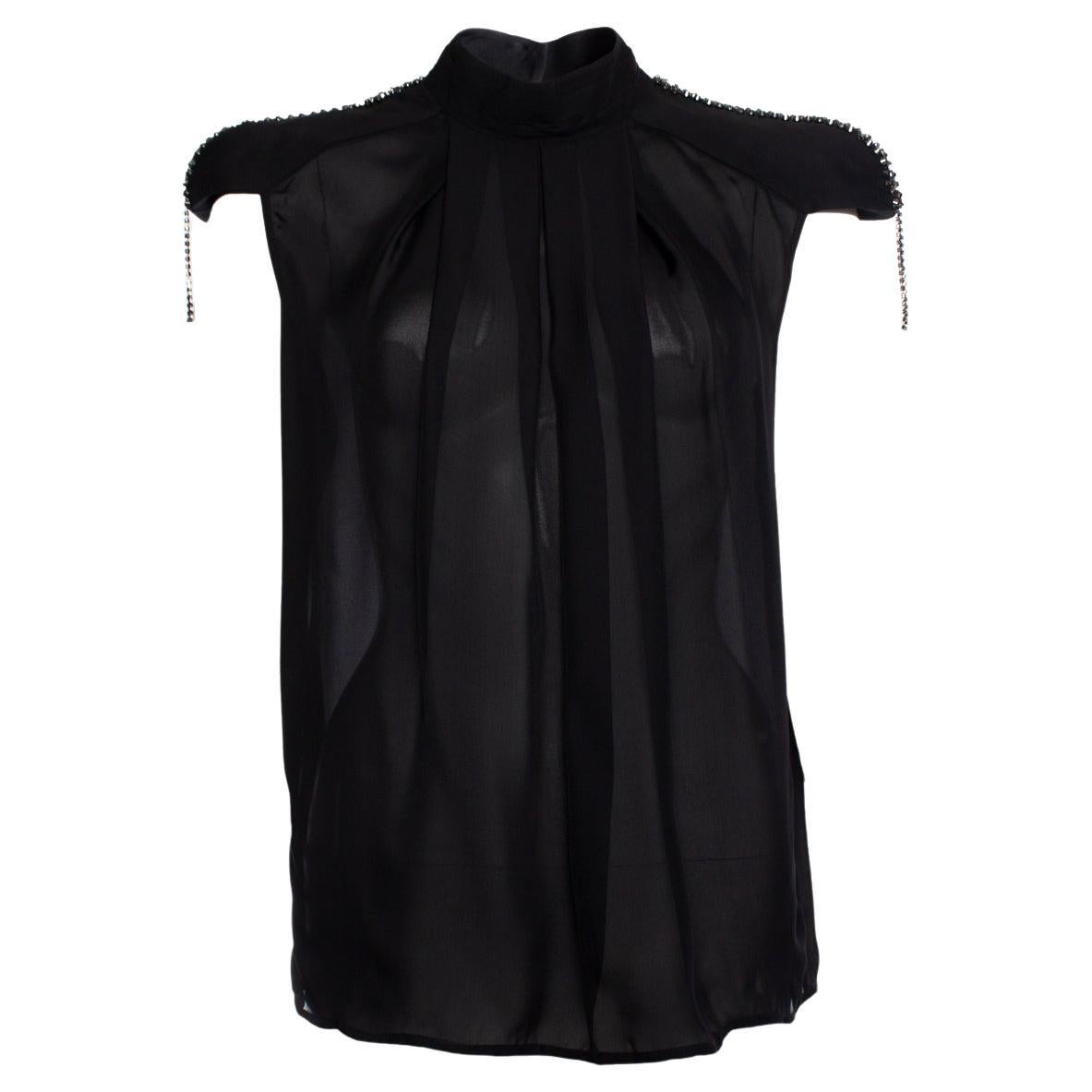 Pierre Balmain, top con hombreras en venta
