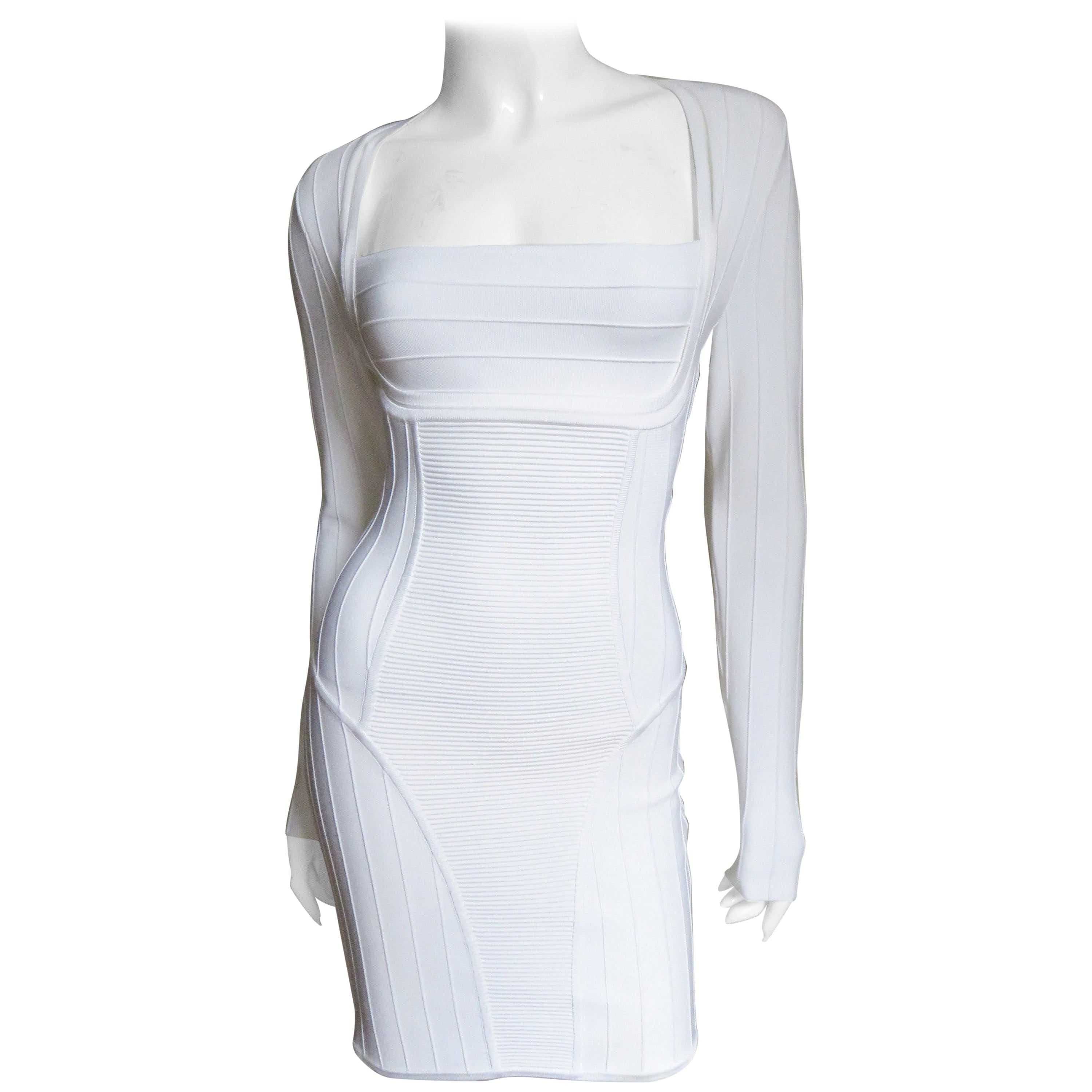 balmain bandage dress