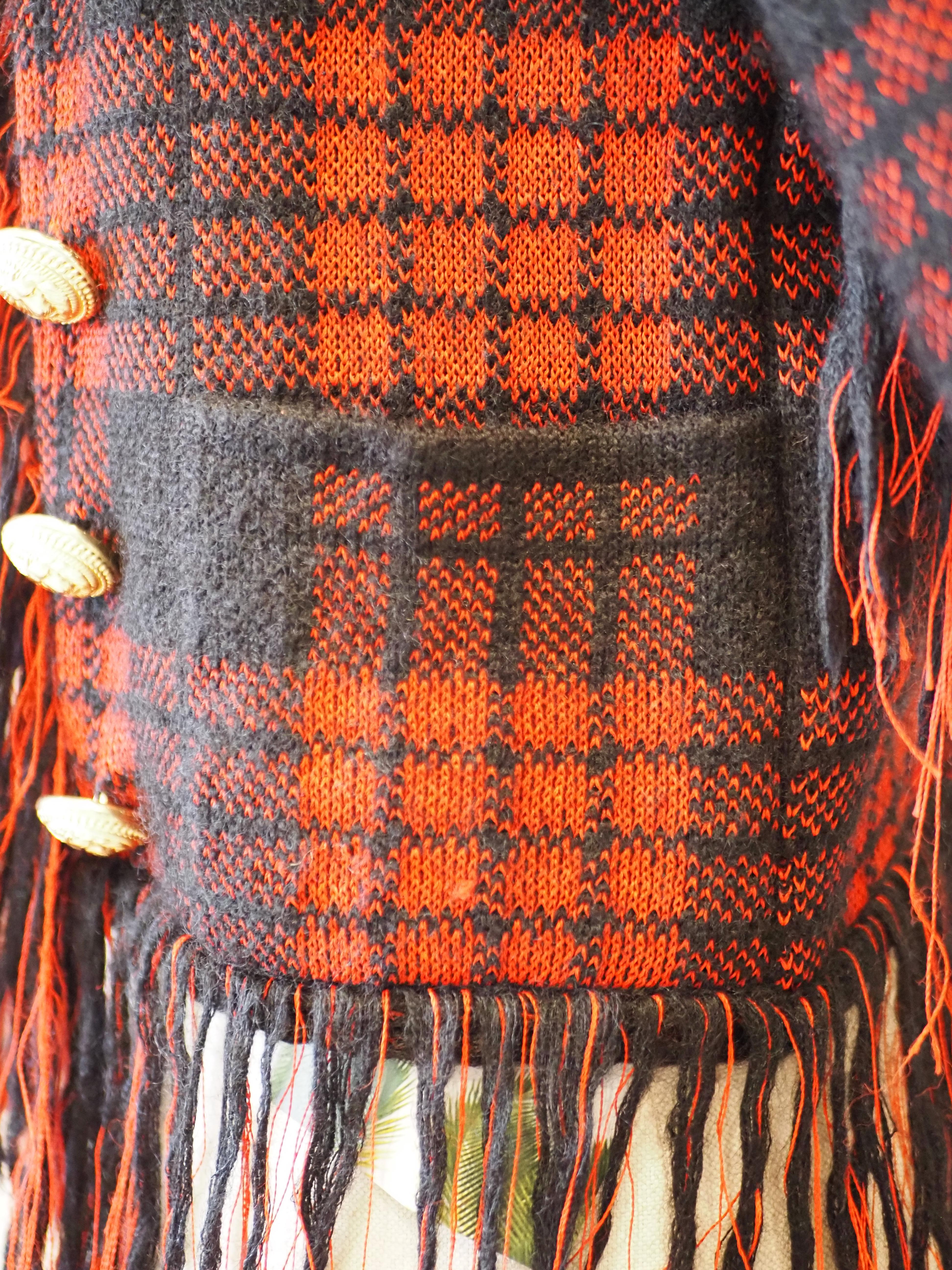 Giacca in lana tartan di Pierre Balmain in vendita 10