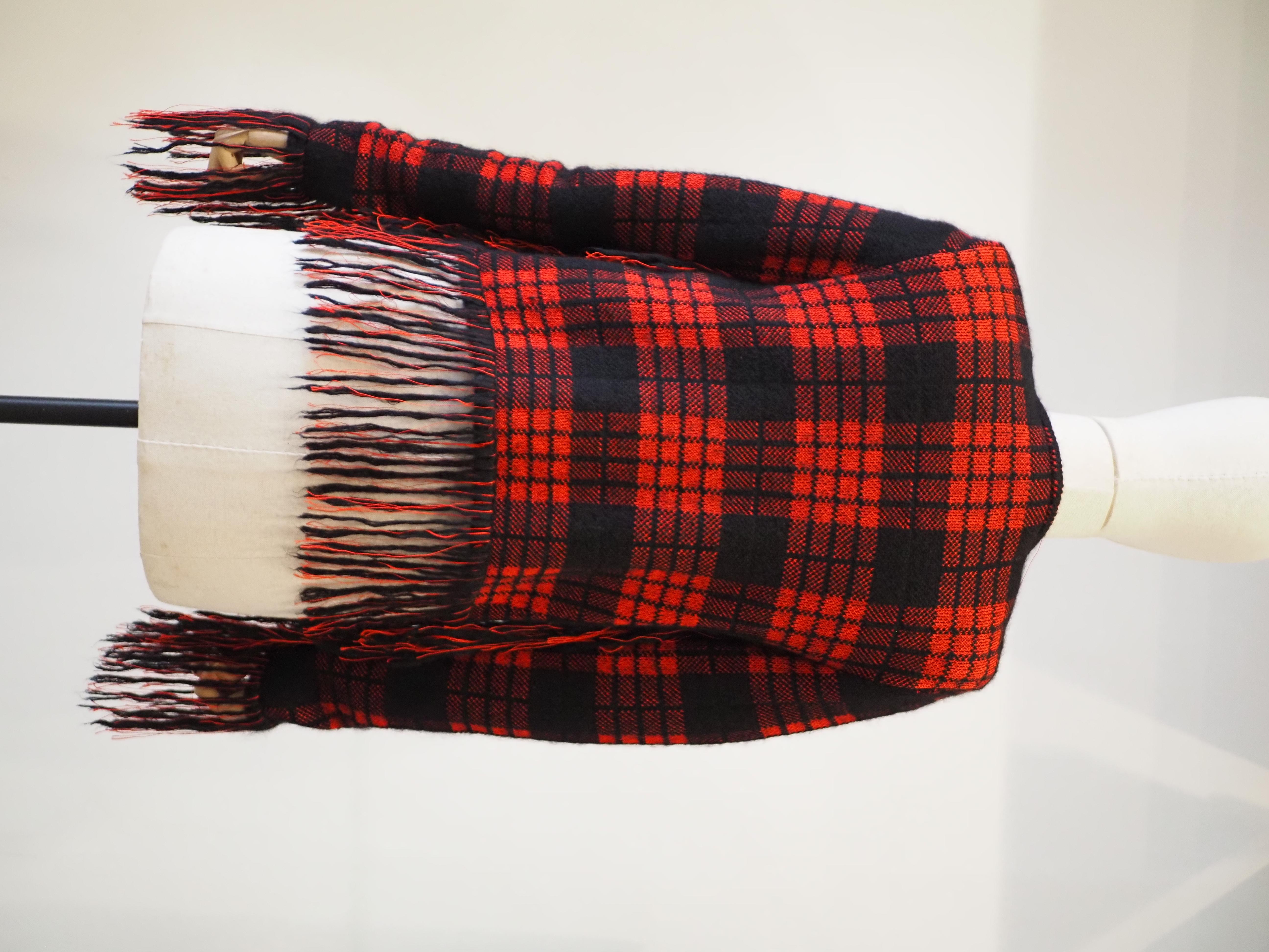 Giacca in lana tartan di Pierre Balmain in vendita 13