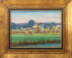 "Pecheur Sur La Touques" [Pescador en la Touques].
