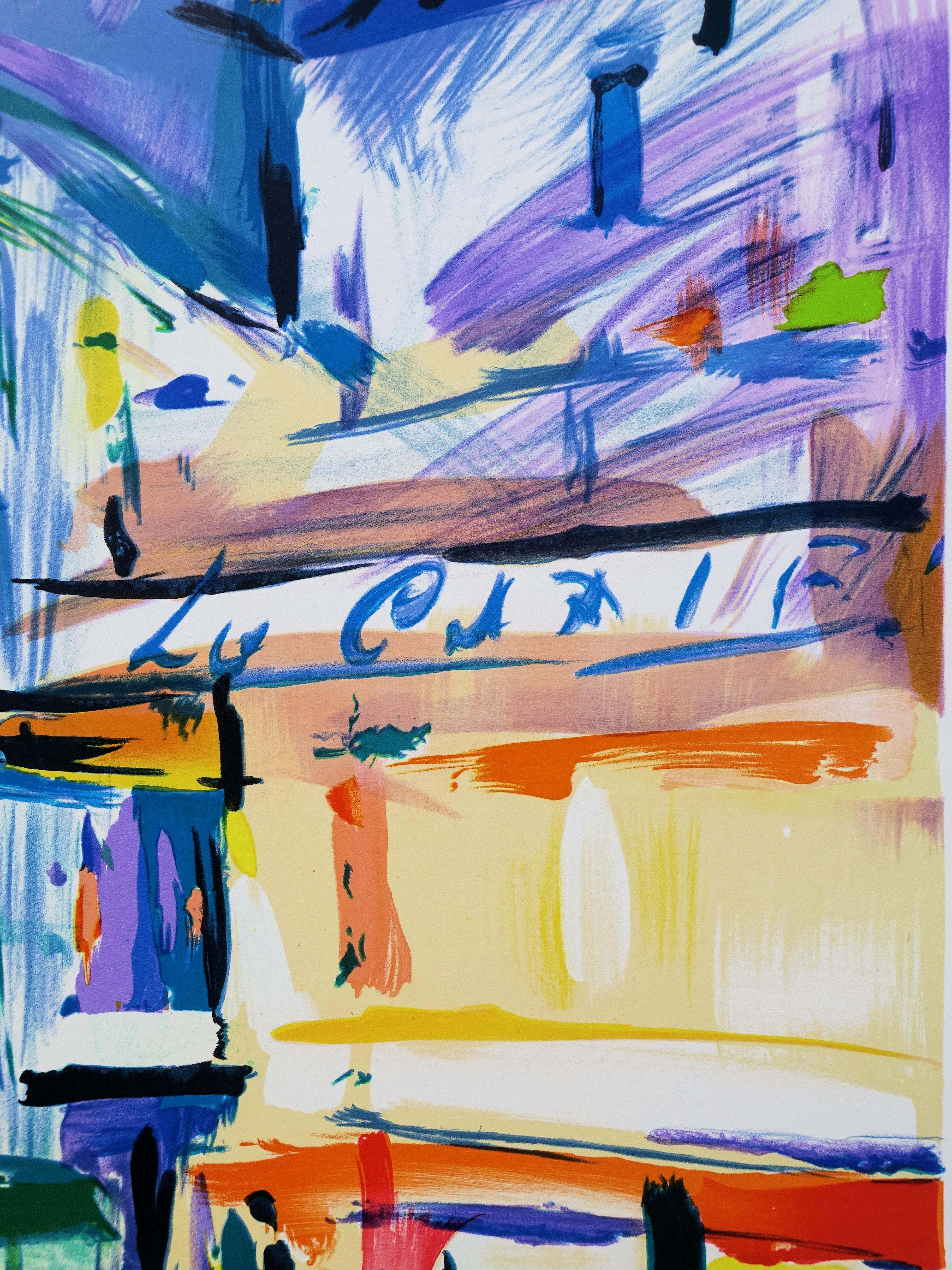 Pierre BELLIER (1936-)
RIVIERA : The Carlton Palace at Cannes, 1982

Original Lithograph
Handsigned in pencil
Numbered / 600 in Artist's Proof  (the number you can see can be different)
On high end Coated Paper 56 x 76 cm (c. 22 x 30 in)

Excellent