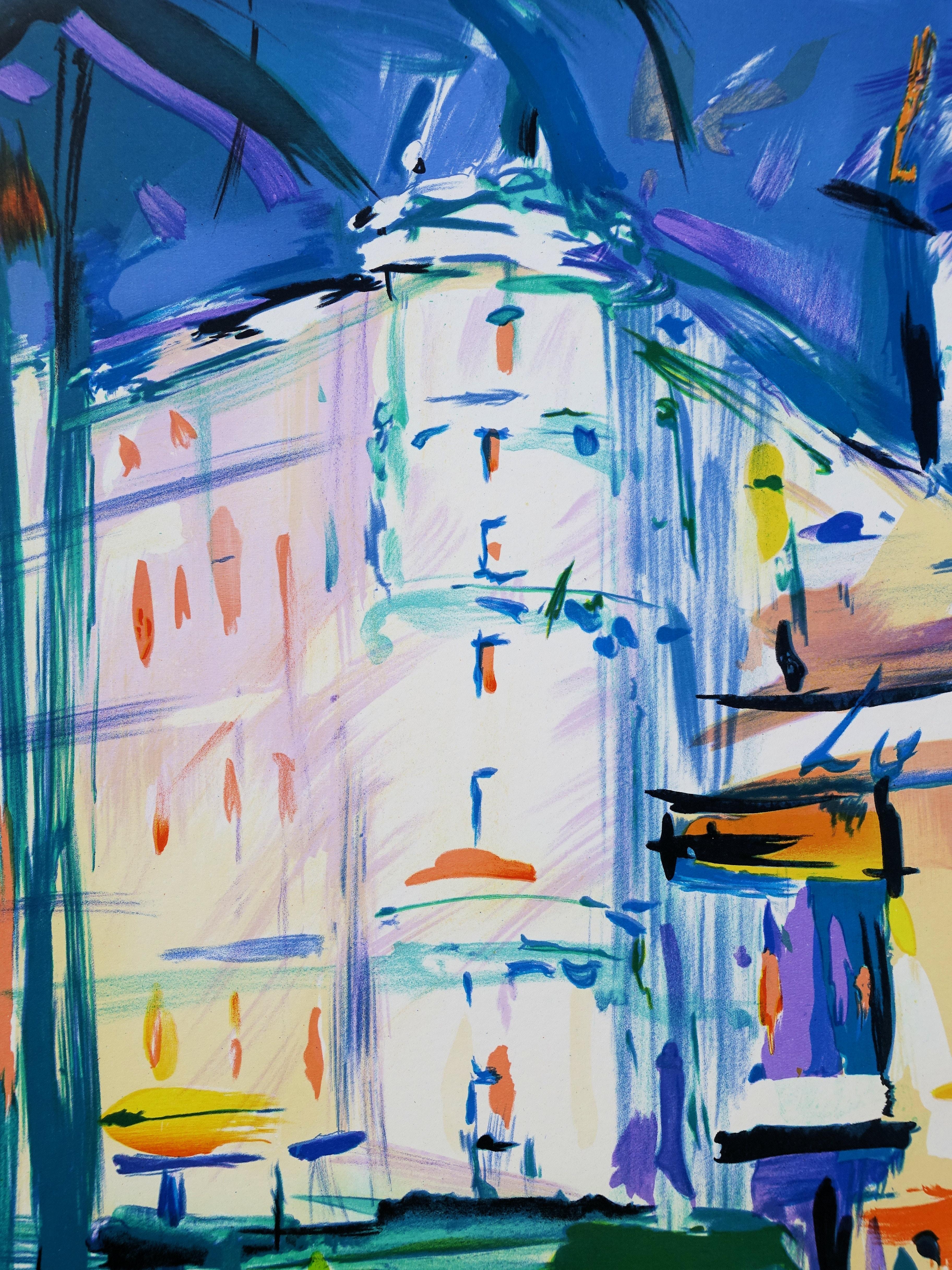 RIVIERA : Cannes Carlton Palace - Original Lithograph, HANDSIGNED & Ltd /600 For Sale 2