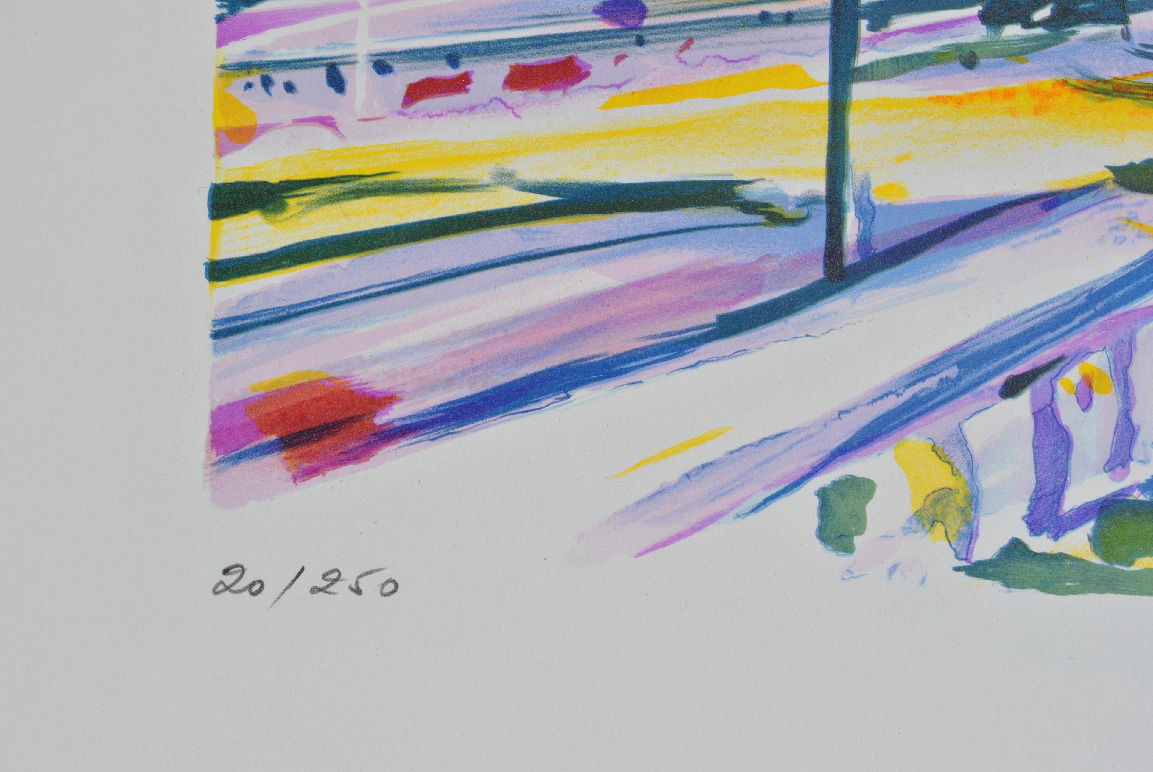 Pierre BELLIER (1936-)
RIVIERA : The Negresco Palace, 1982

Original Lithograph
Handsigned in pencil
Numbered / 250 (the number you can see can be different)
On high end Coated Paper 56 x 76 cm (c. 22 x 30 in)

Excellent condition