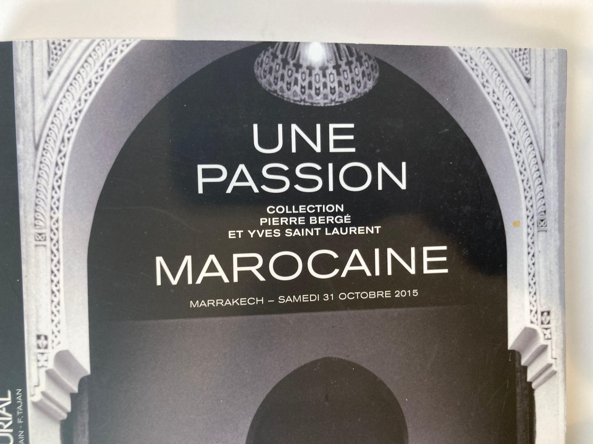 Moorish Pierre Berge & Yves Saint Laurent, Une Passion Marocaine 2015 Auction Book