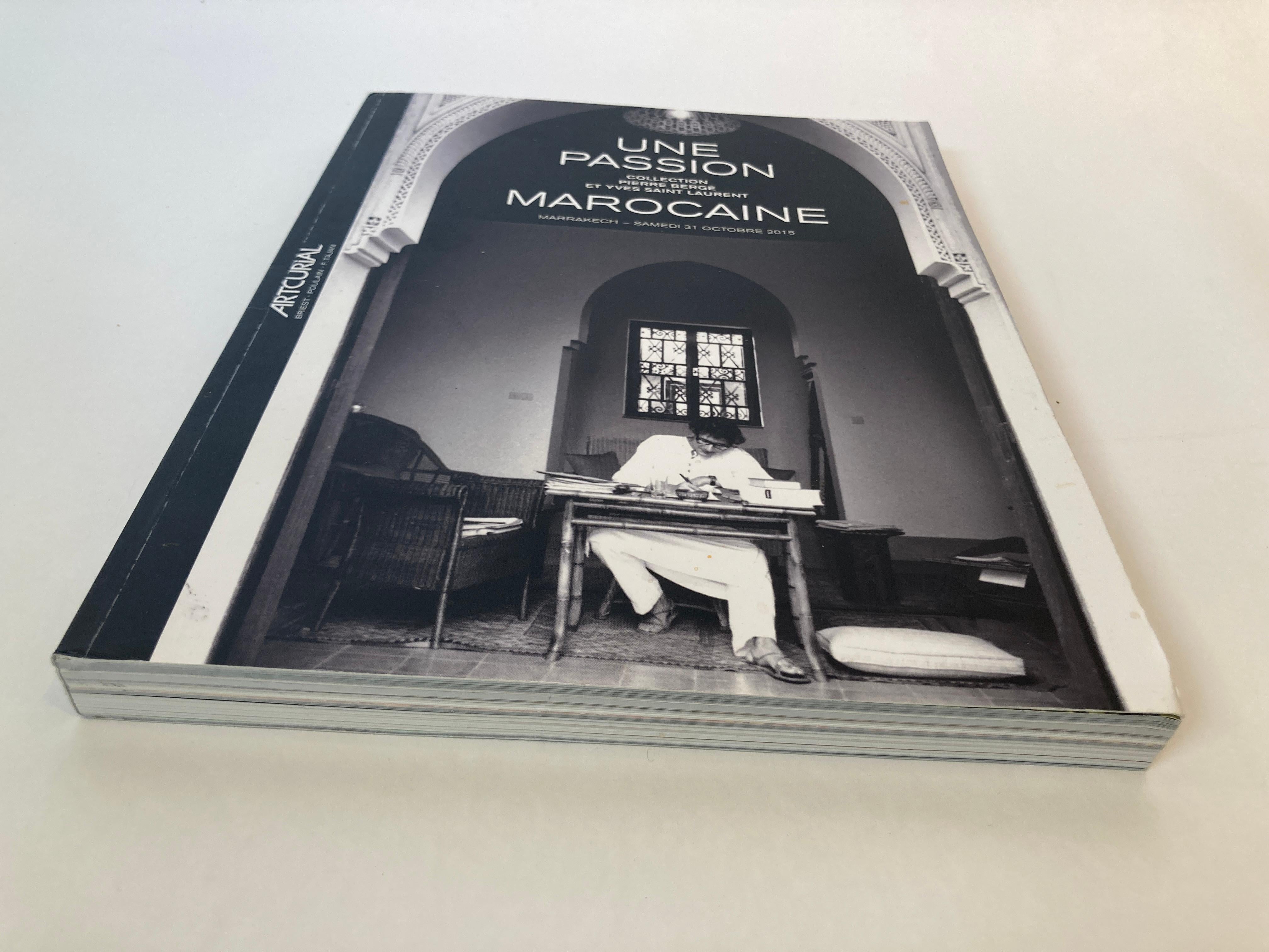Pierre Bergé & Yves Saint Laurent, Une Passion Marocaine 2015 Auction Book In Good Condition In North Hollywood, CA