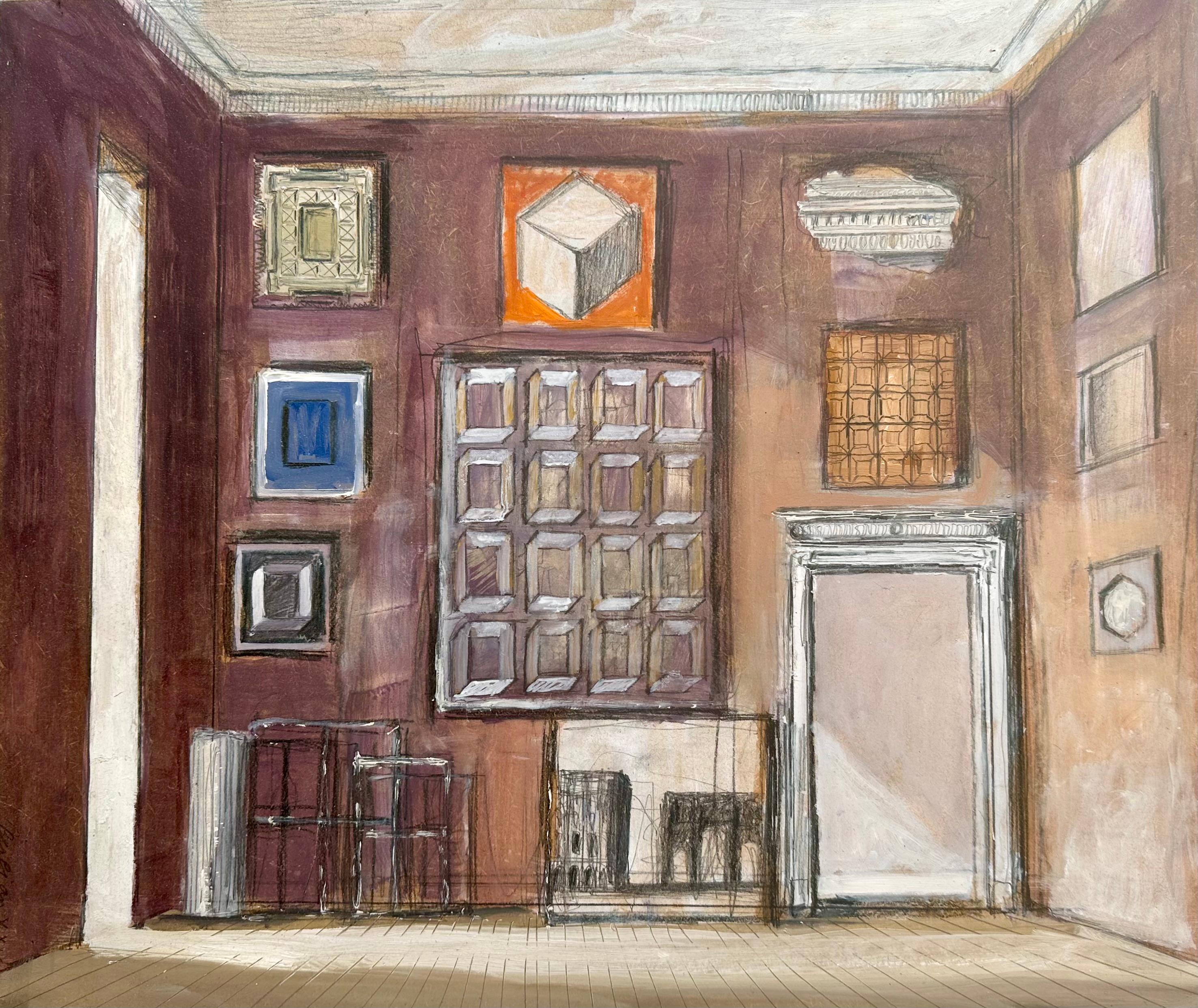 Pierre Bergian Interior Painting - Collection Geometrique