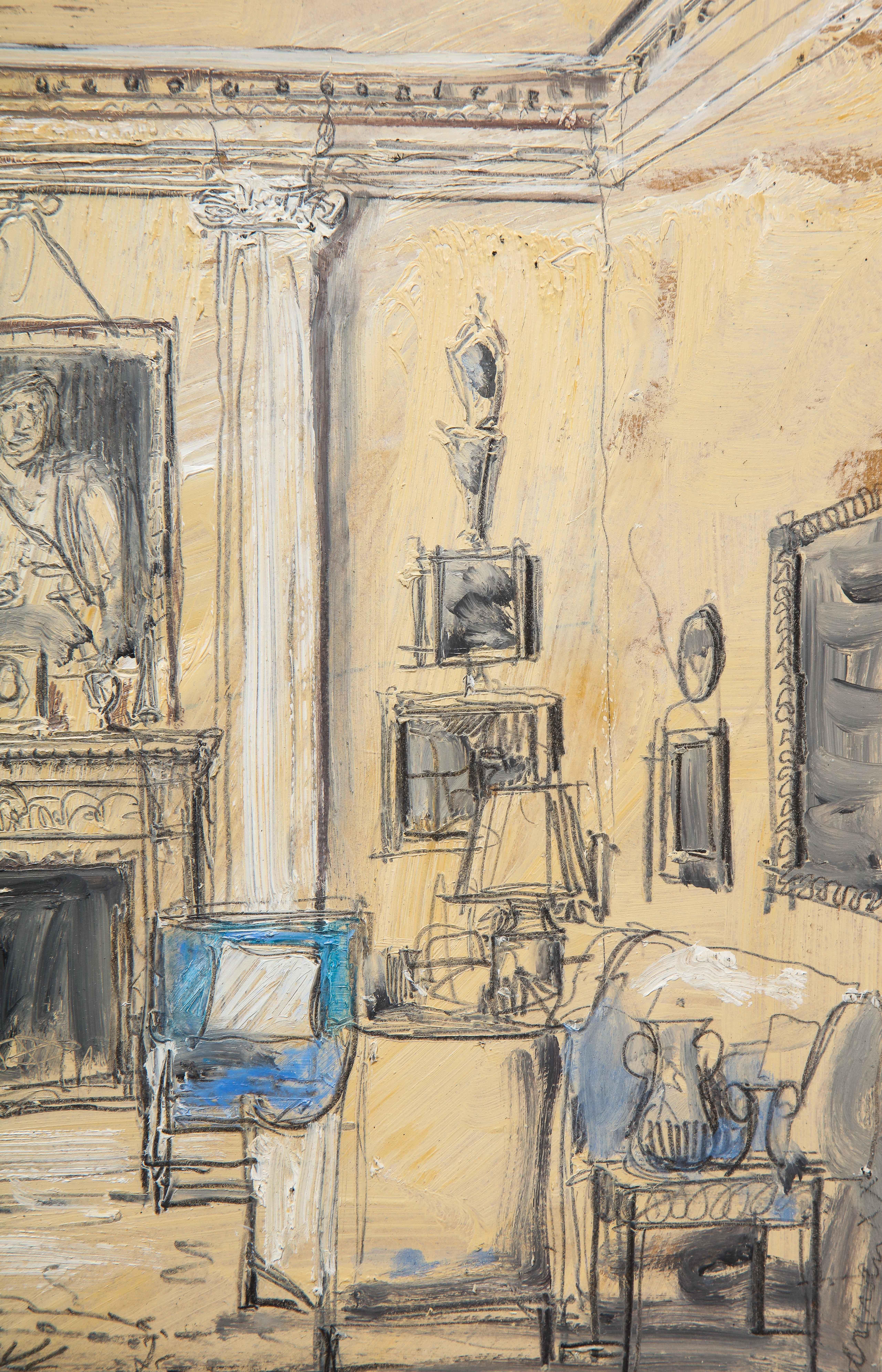 Drawing Room of Evangeline and David Bruce, Albany, Piccadilly, London For Sale 1