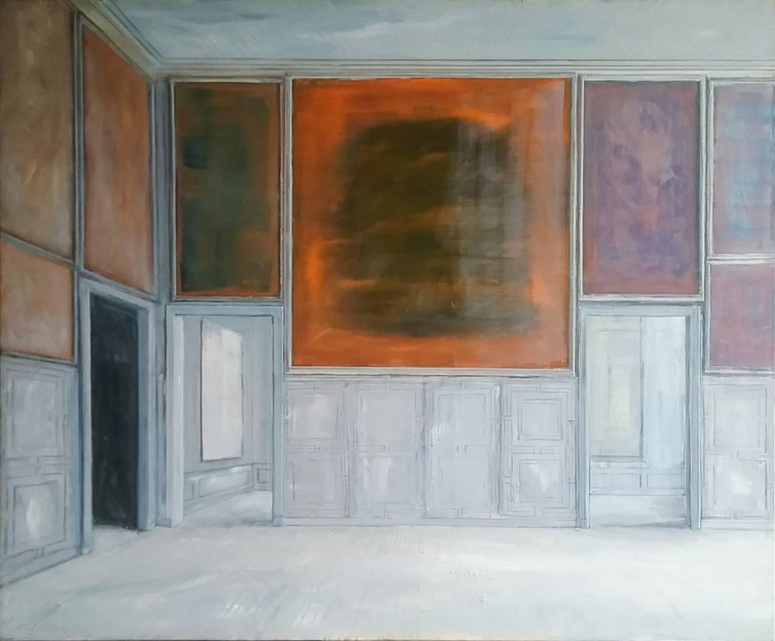 Pierre Bergian Interior Painting - Grey Panelling