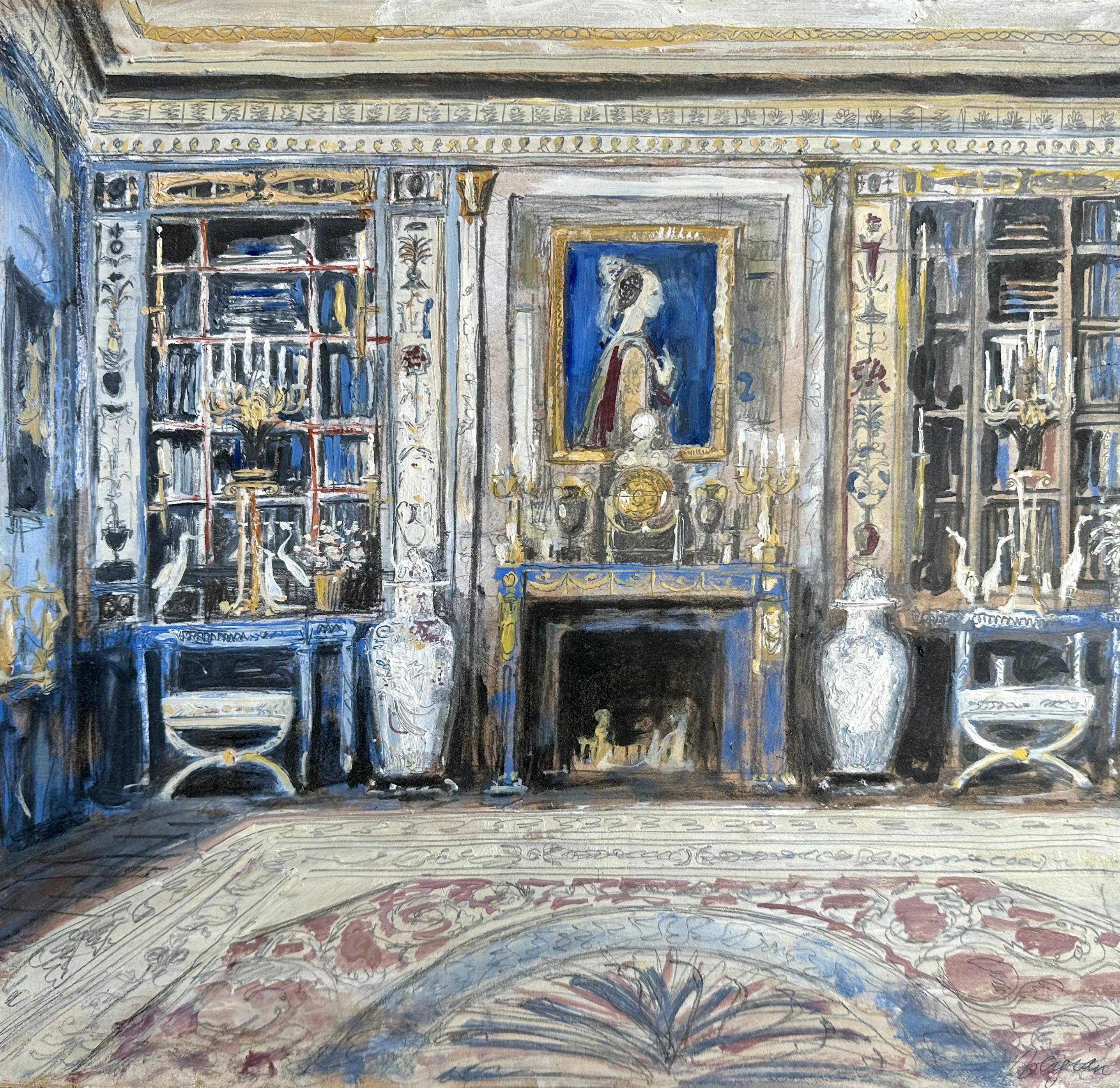 Interior Painting di Pierre Bergian - Il Pied-a-terre di Howard Slatkin sulla 5th Avenue