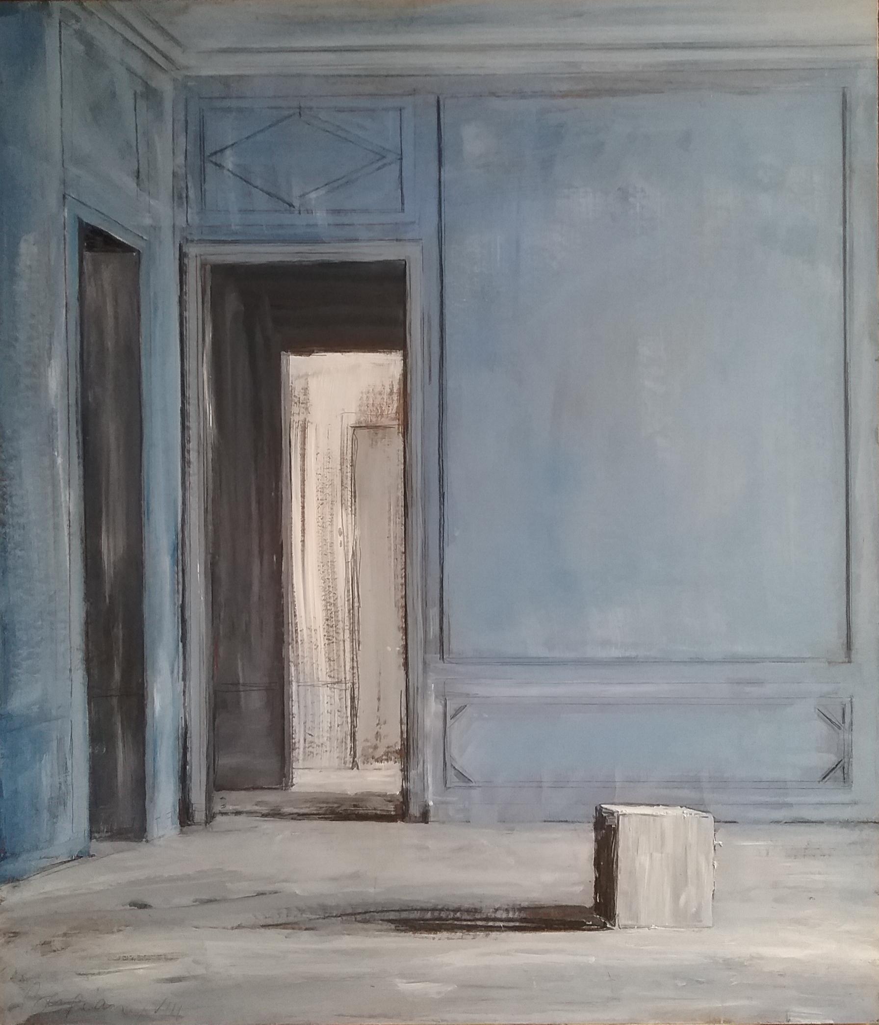 Pierre Bergian Interior Painting - White Cube