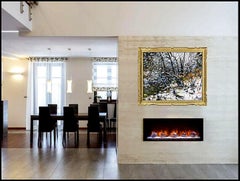 Pierre Bittar RARE Oil Painting On Canvas Signed Large French River Water Art