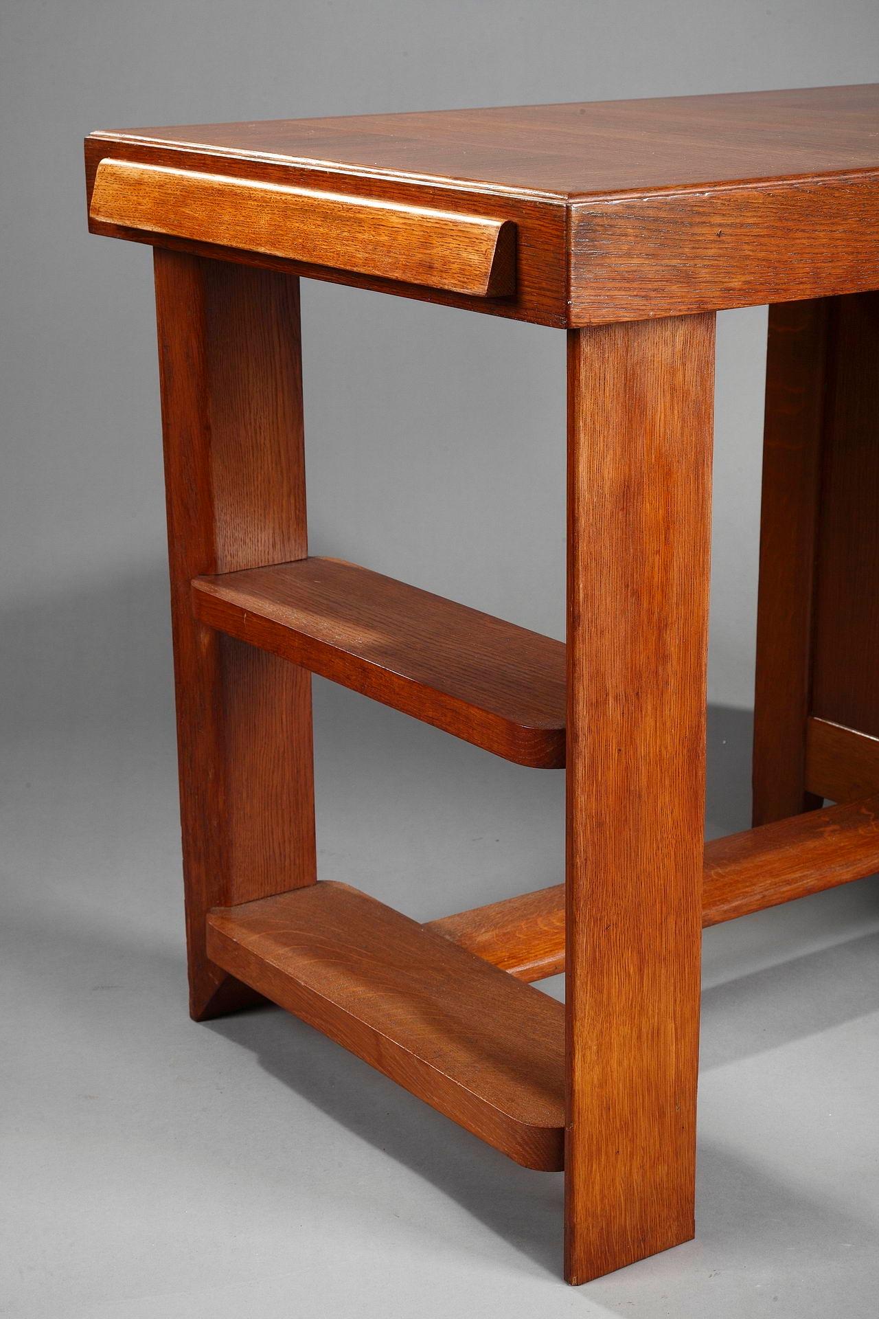 Pierre Bloch and Charles Dudouyt Desk, 1950s For Sale 5