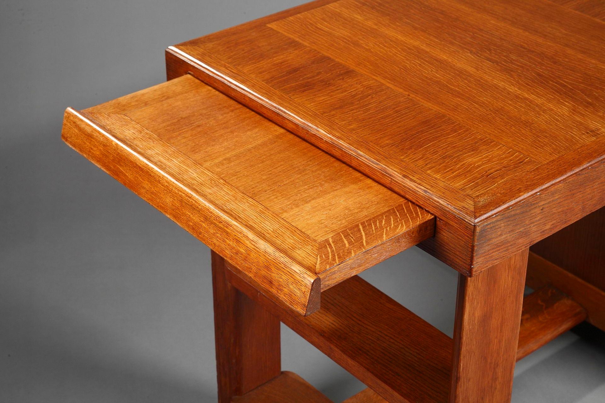 Pierre Bloch and Charles Dudouyt Desk, 1950s For Sale 2