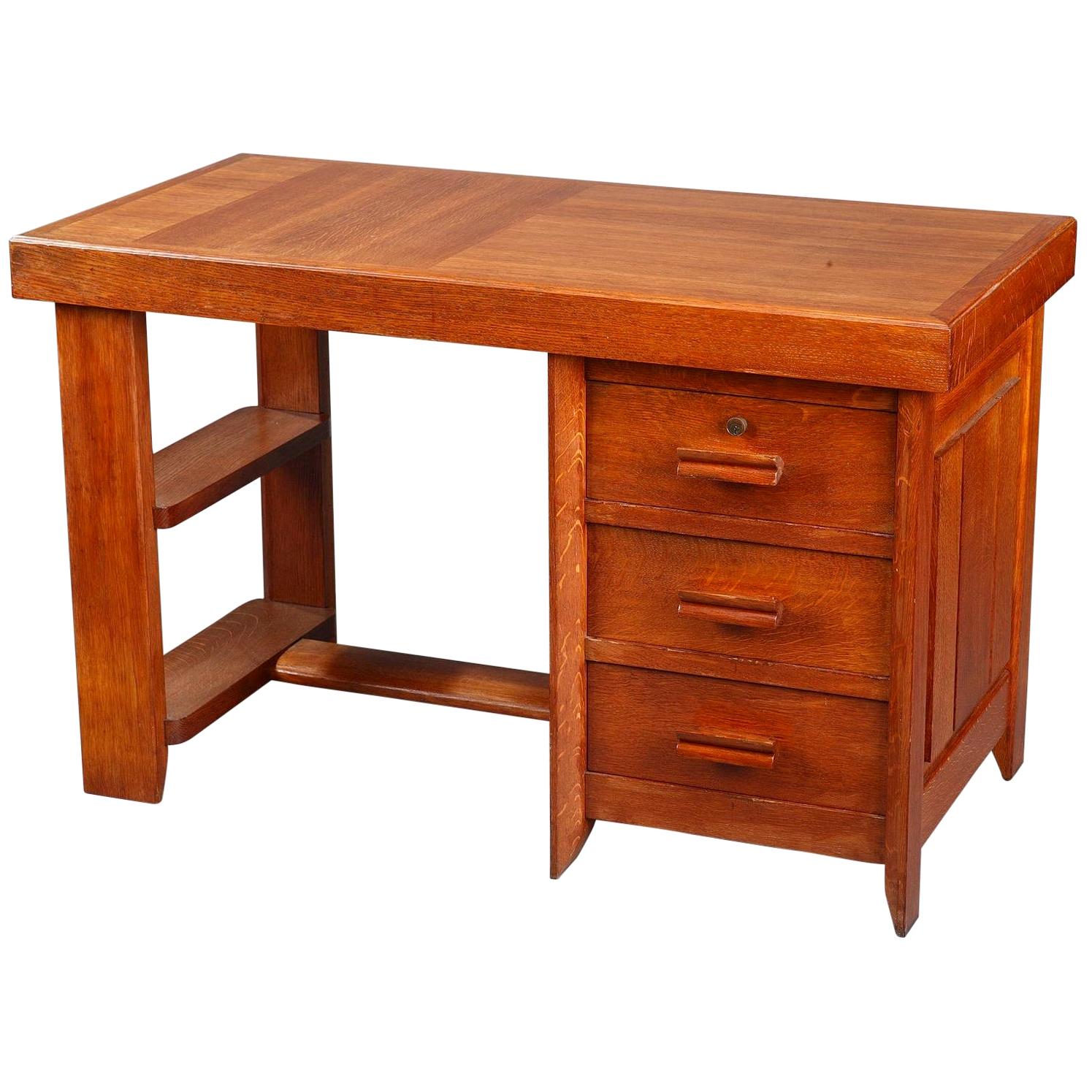 Pierre Bloch and Charles Dudouyt Desk, 1950s For Sale