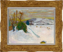 La neige au Grand-Lemps by Pierre Bonnard