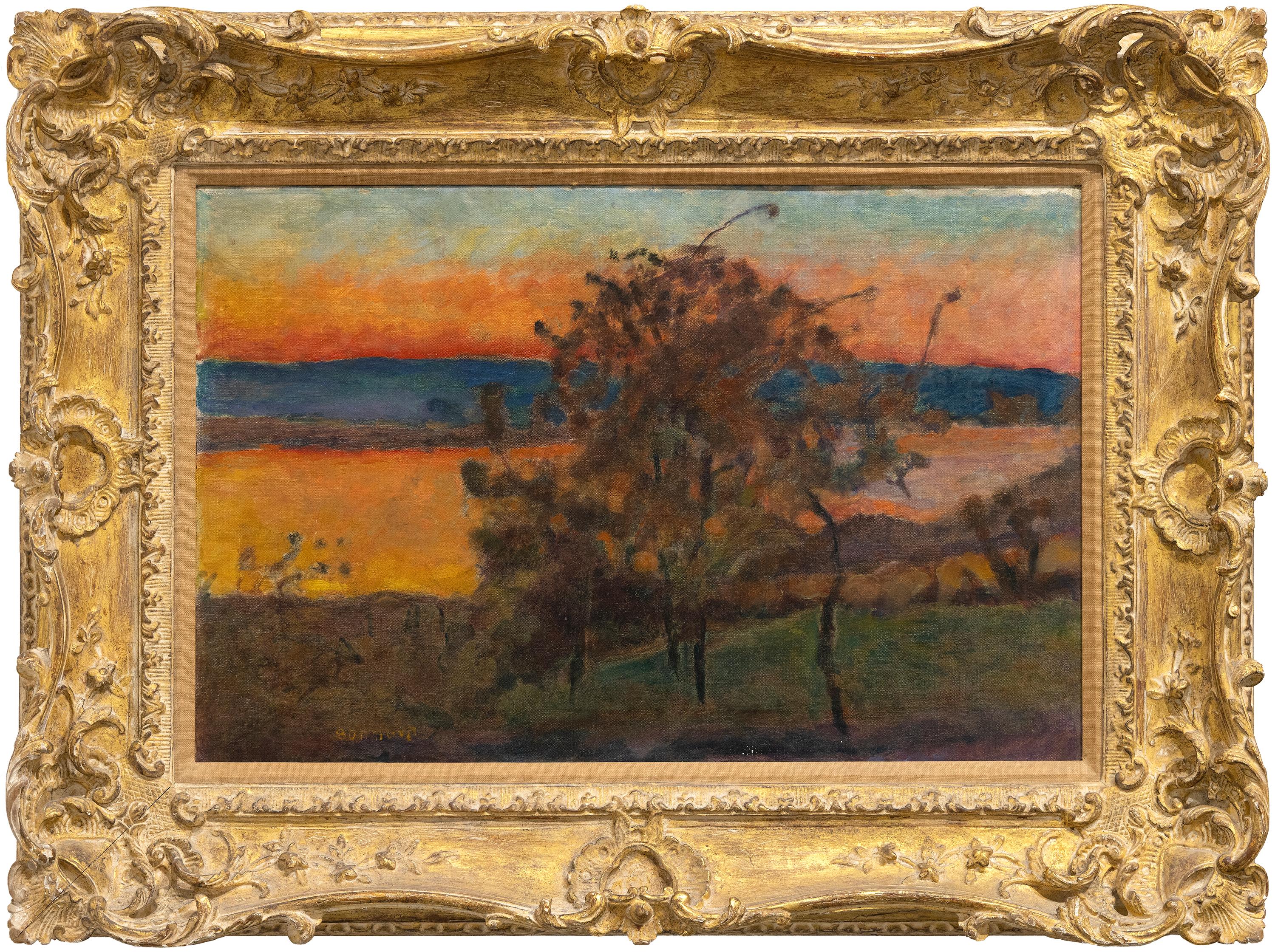 Landscape Painting Pierre Bonnard - Soleil Couchant