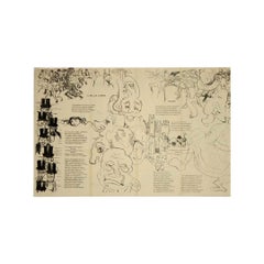 1895 poster by Pierre Bonnard - Nib Carnavalesque supplément de la Revue Blanche