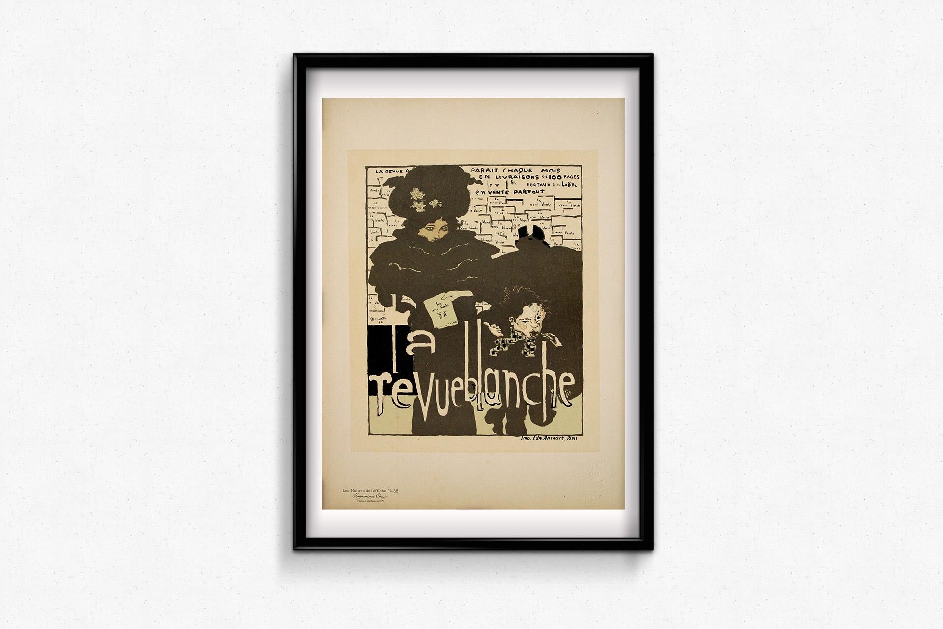 1896 Original poster - Les Maîtres de l'affiche Pl. 38 - La revue Blanche For Sale 1