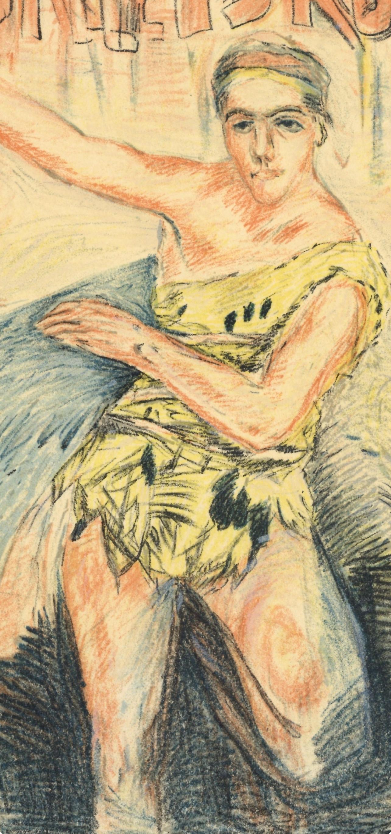 Bonnard, Affiche pour les Ballets Russes, lithographie de Bonnard (après) - Print de Pierre Bonnard