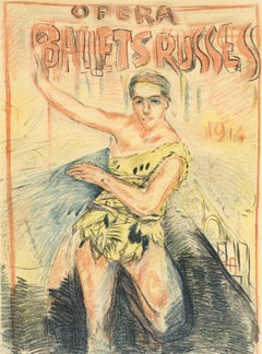 Bonnard, Affiche pour les Ballets Russes, Bonnard Lithographe (after)