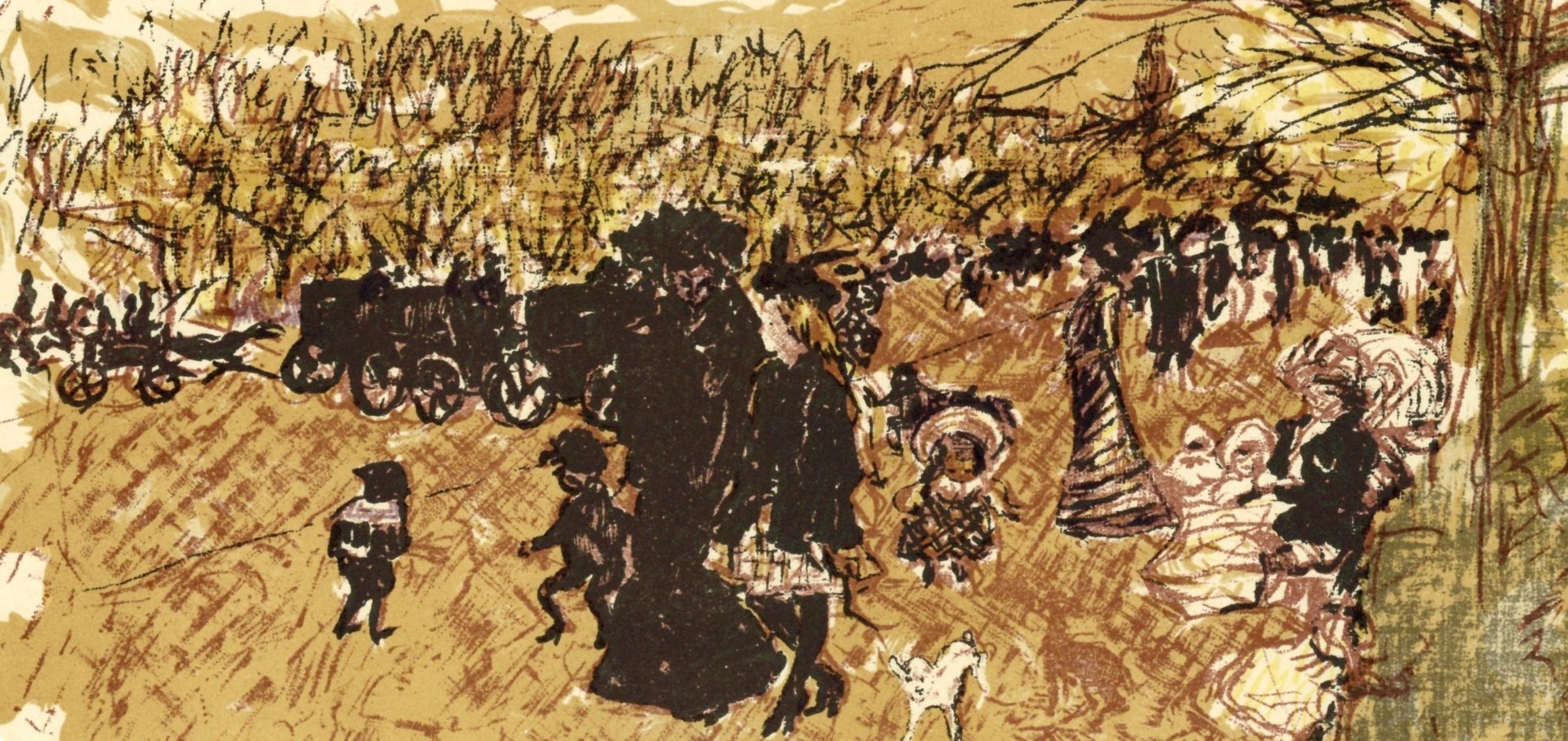 Bonnard, Avenue du Bois, Bonnard Lithographe (after) - Print by Pierre Bonnard