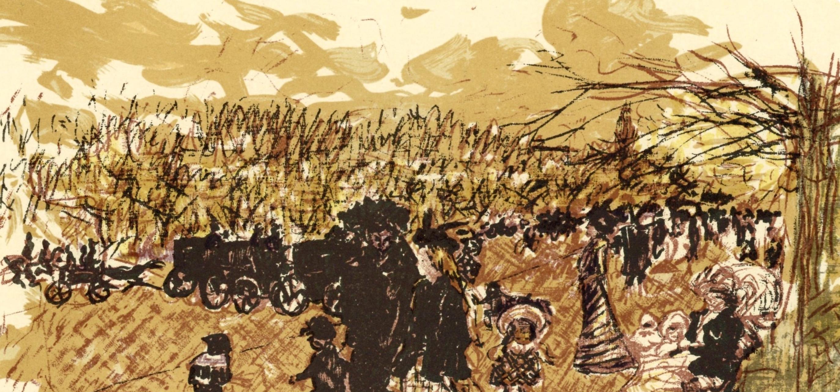 Bonnard, Avenue du Bois, Bonnard Lithographe (after) - Post-Impressionist Print by Pierre Bonnard