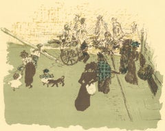 Bonnard, Coin de Rue, lithographie de Bonnard (après)