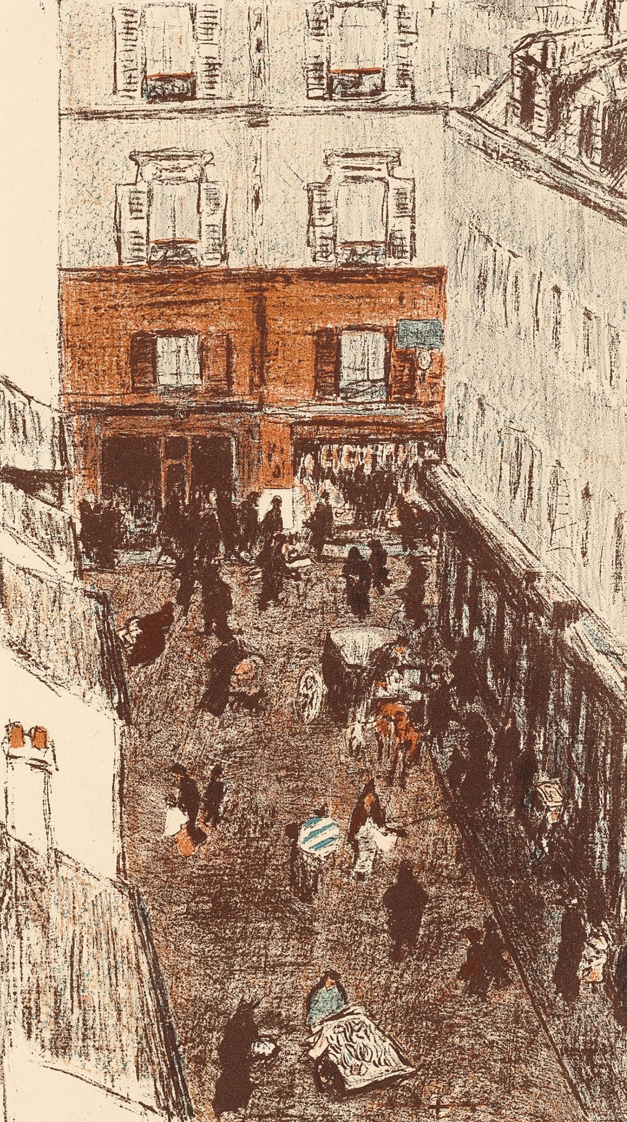 Bonnard, Coin de Rue vue d´en haut, Bonnard Lithographe (after) - Print by Pierre Bonnard
