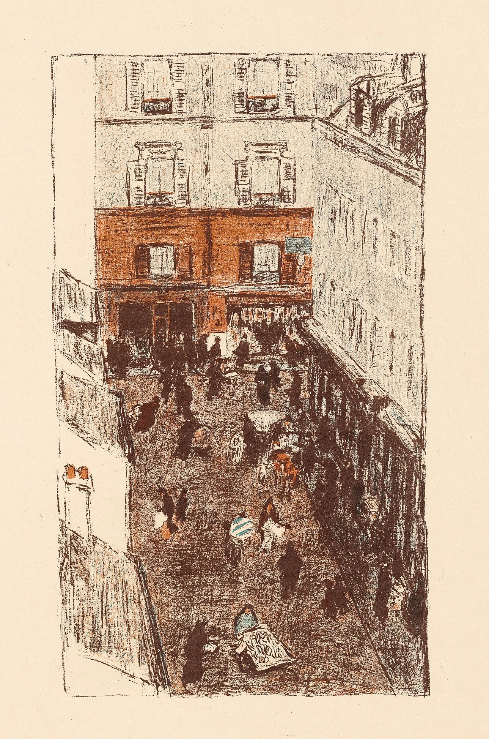 Bonnard, Coin de Rue vue d´en haut, Bonnard Lithographe (after) For Sale 1