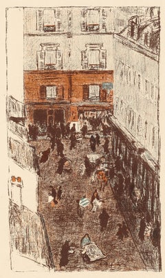 Bonnard, Coin de Rue vue d´en haut, Bonnard Lithographe (after)