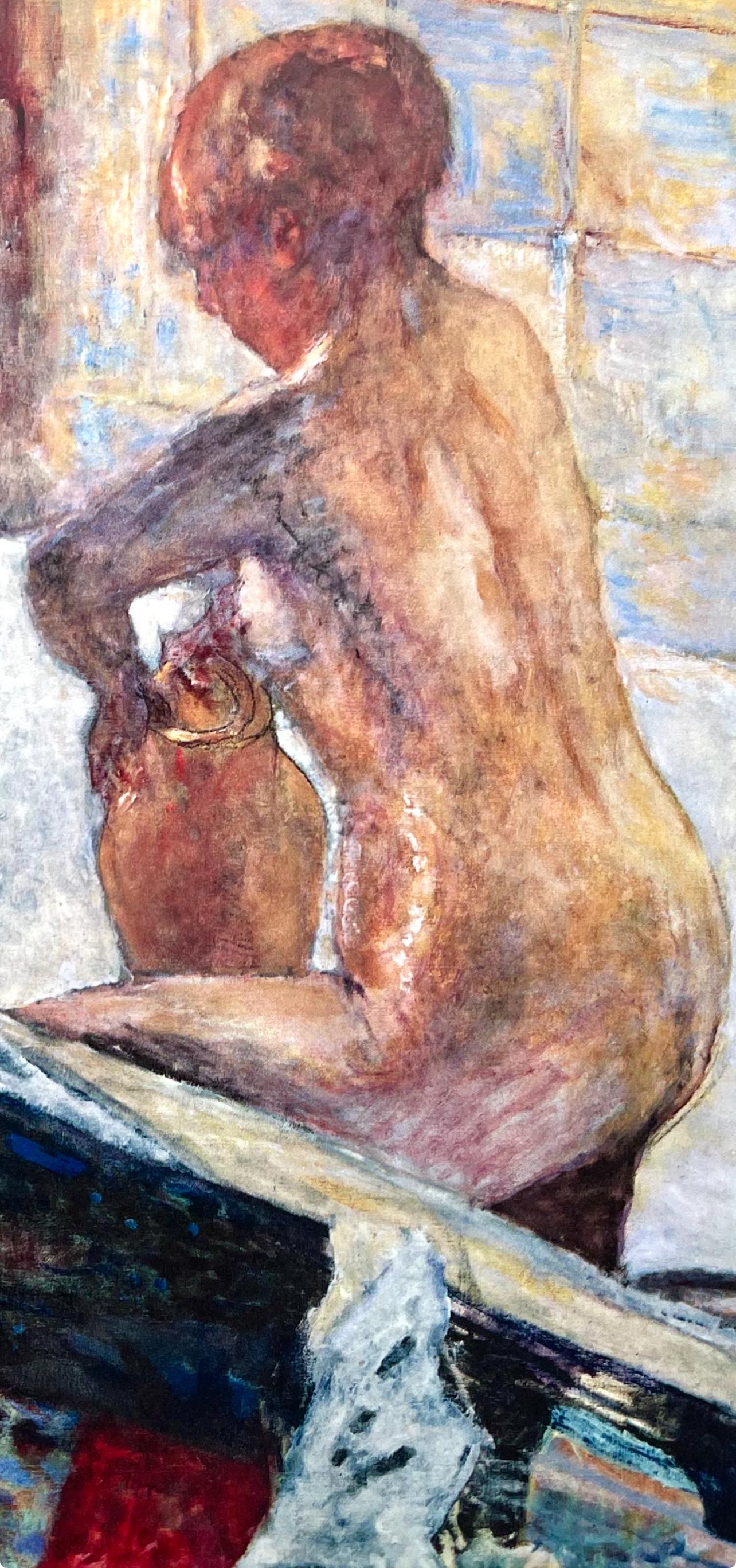 Bonnard, Composition, Derrière le miroir (d'après) - Print de Pierre Bonnard