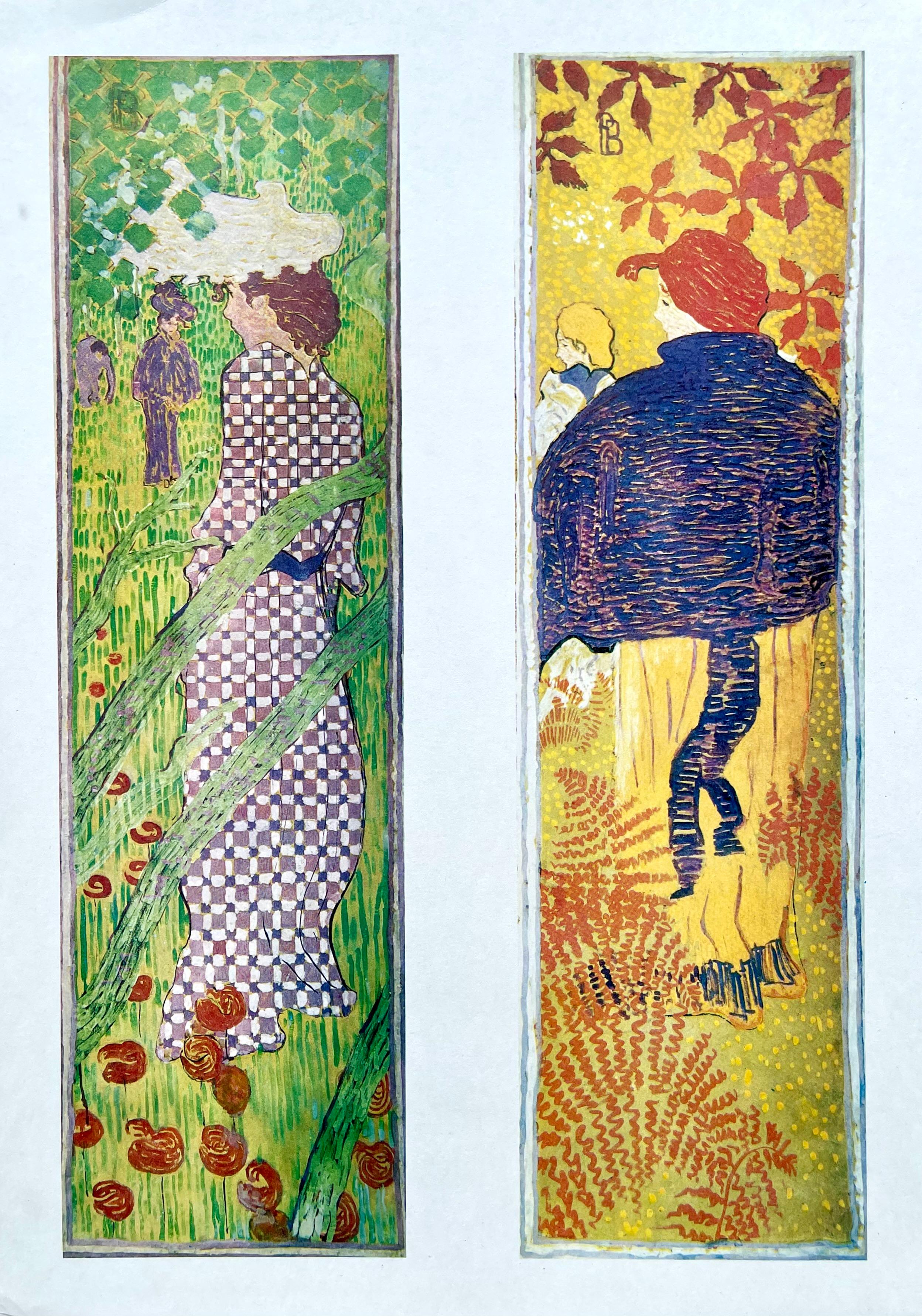 Bonnard, Composition, Derrière le miroir (after) - Post-Impressionist Print by Pierre Bonnard