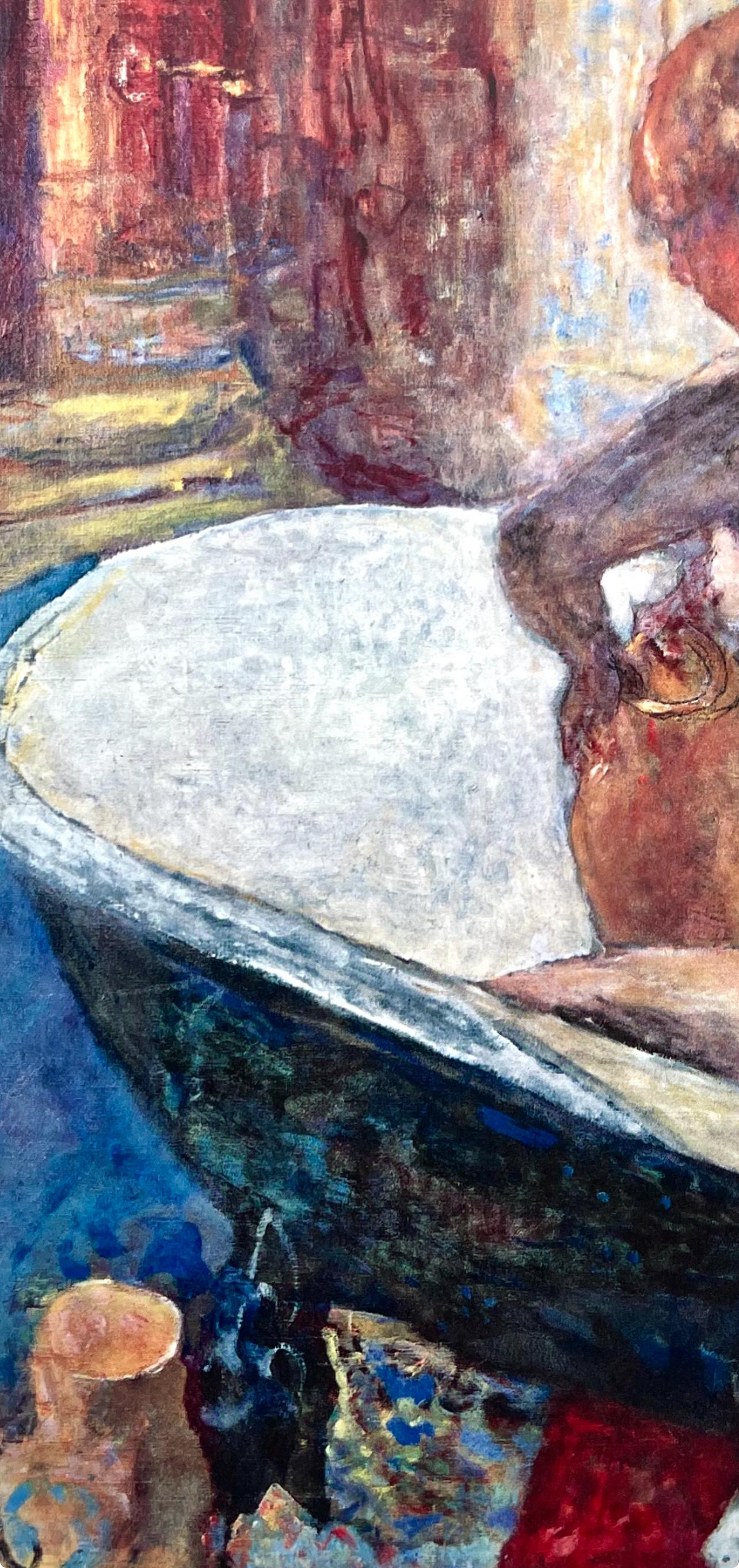 Bonnard, Composition, Derrière le miroir (d'après) - Moderne Print par Pierre Bonnard