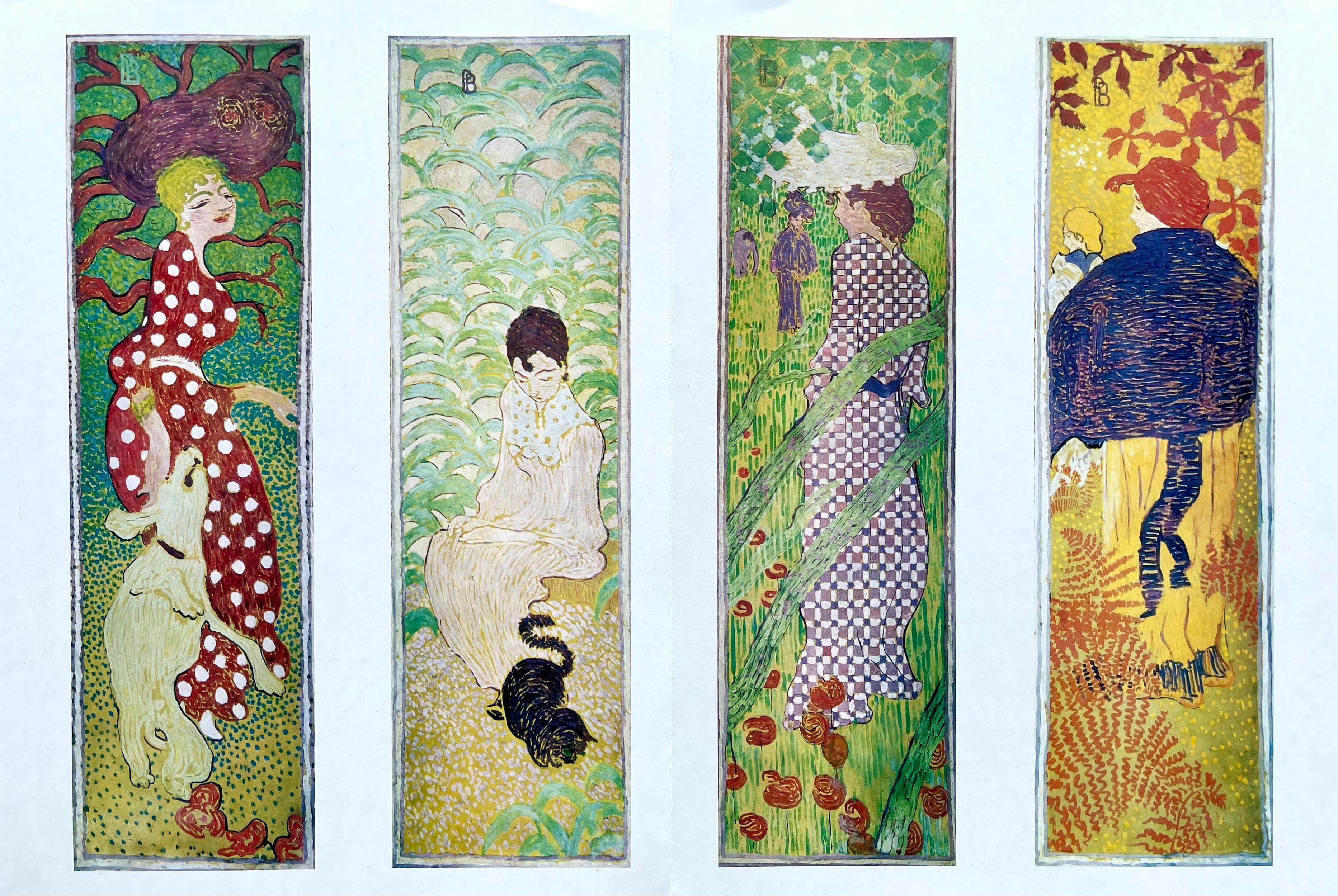 Pierre Bonnard Landscape Print - Bonnard, Composition, Derrière le miroir (after)