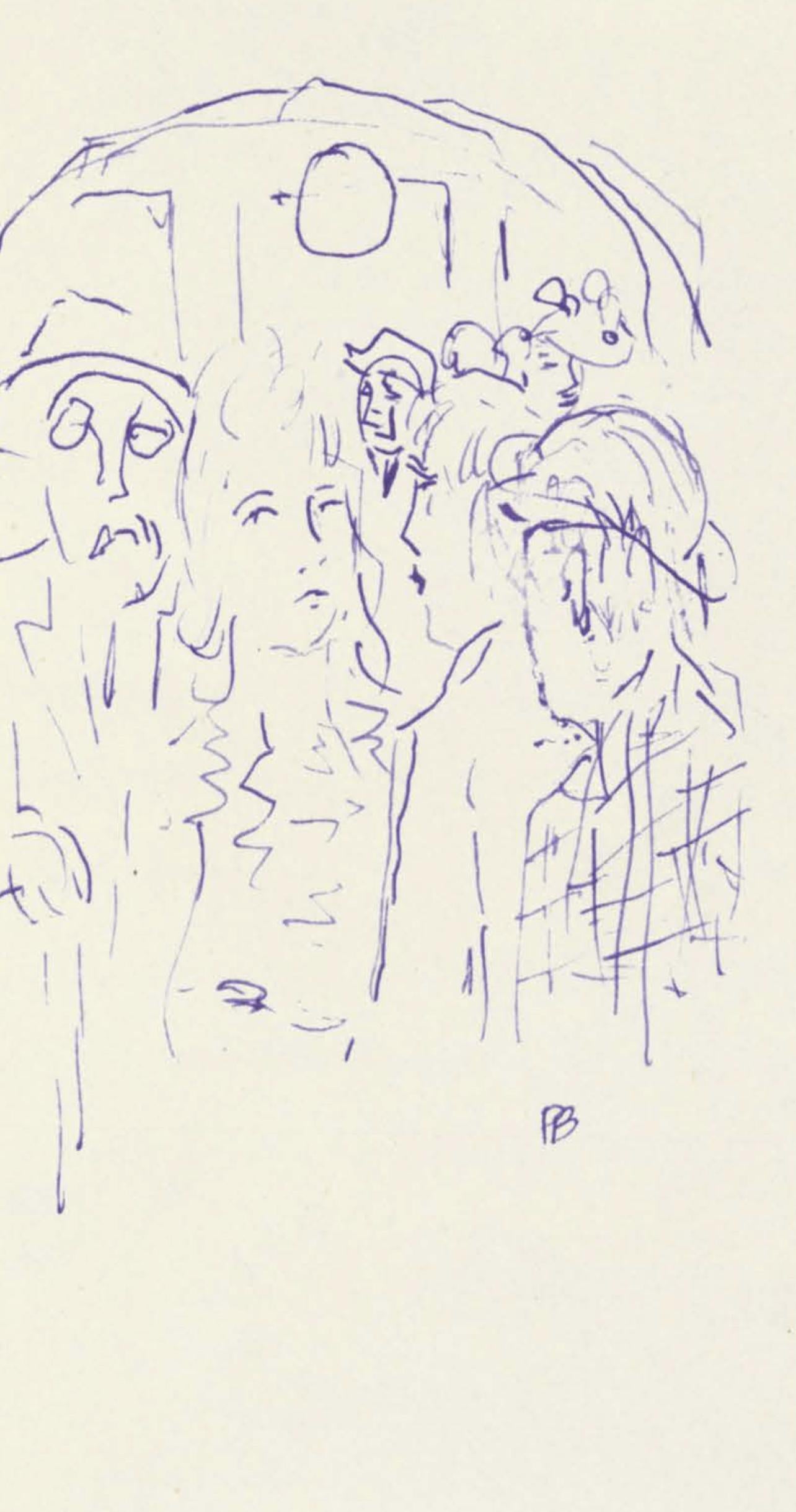 Bonnard, Composition (Terrasse 54), Pierre Bonnard Correspondences (after) For Sale 2