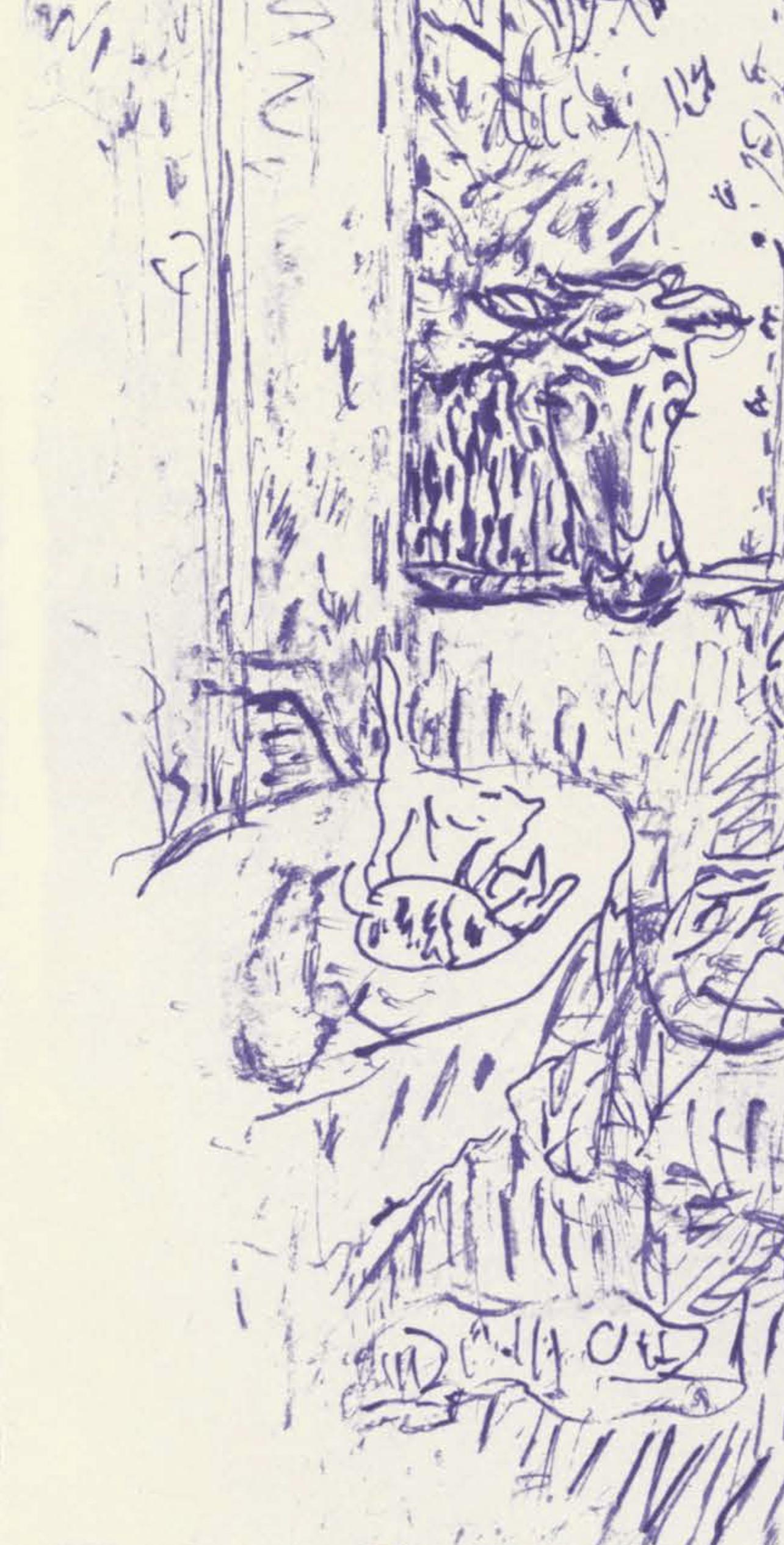 Bonnard, Komposition (Terrasse 54), Pierre Bonnard-Korrespondenzenten (nach) im Angebot 3