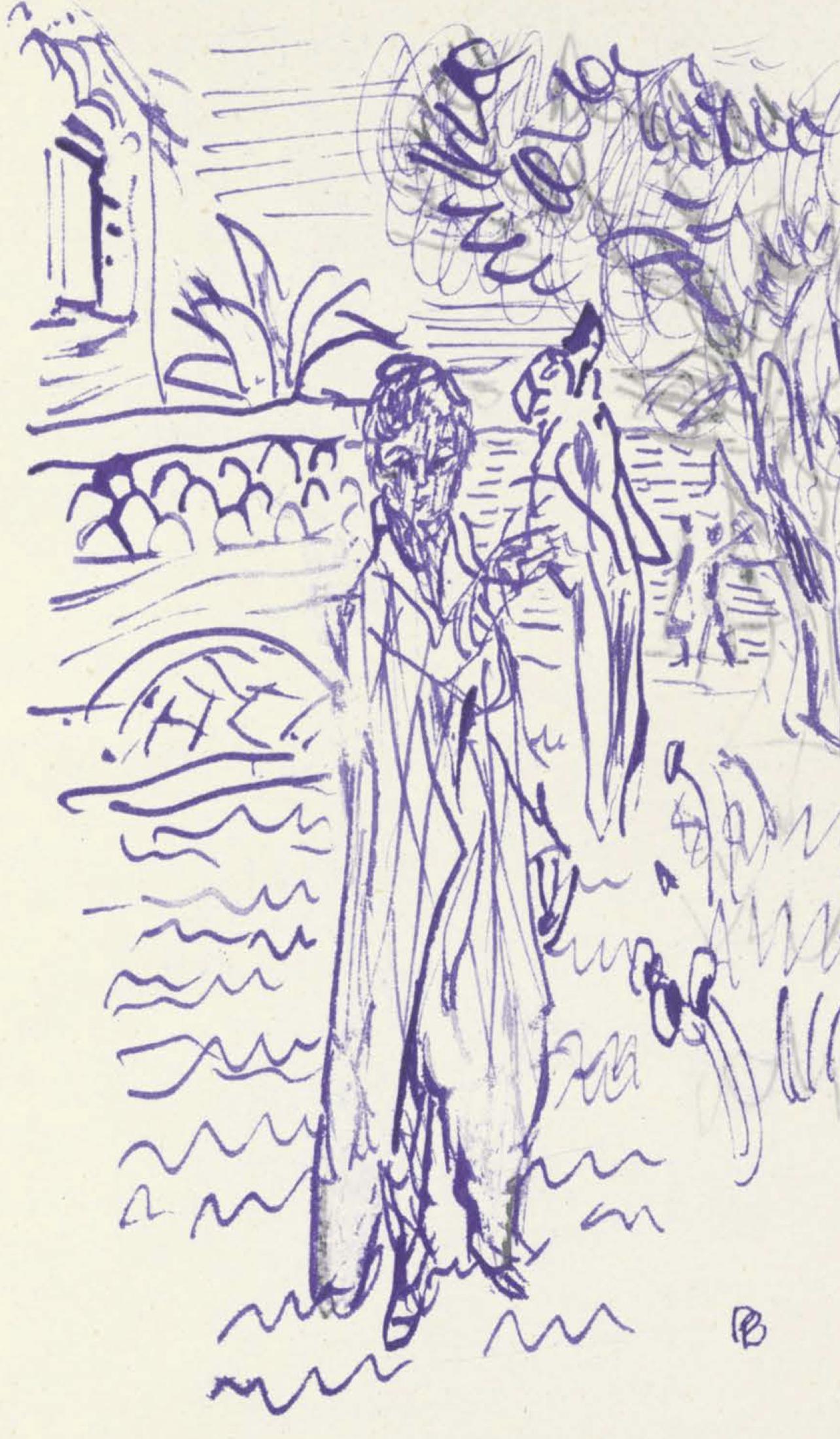 Bonnard, Composition (Terrasse 54), Pierre Bonnard Correspondences (after) For Sale 1