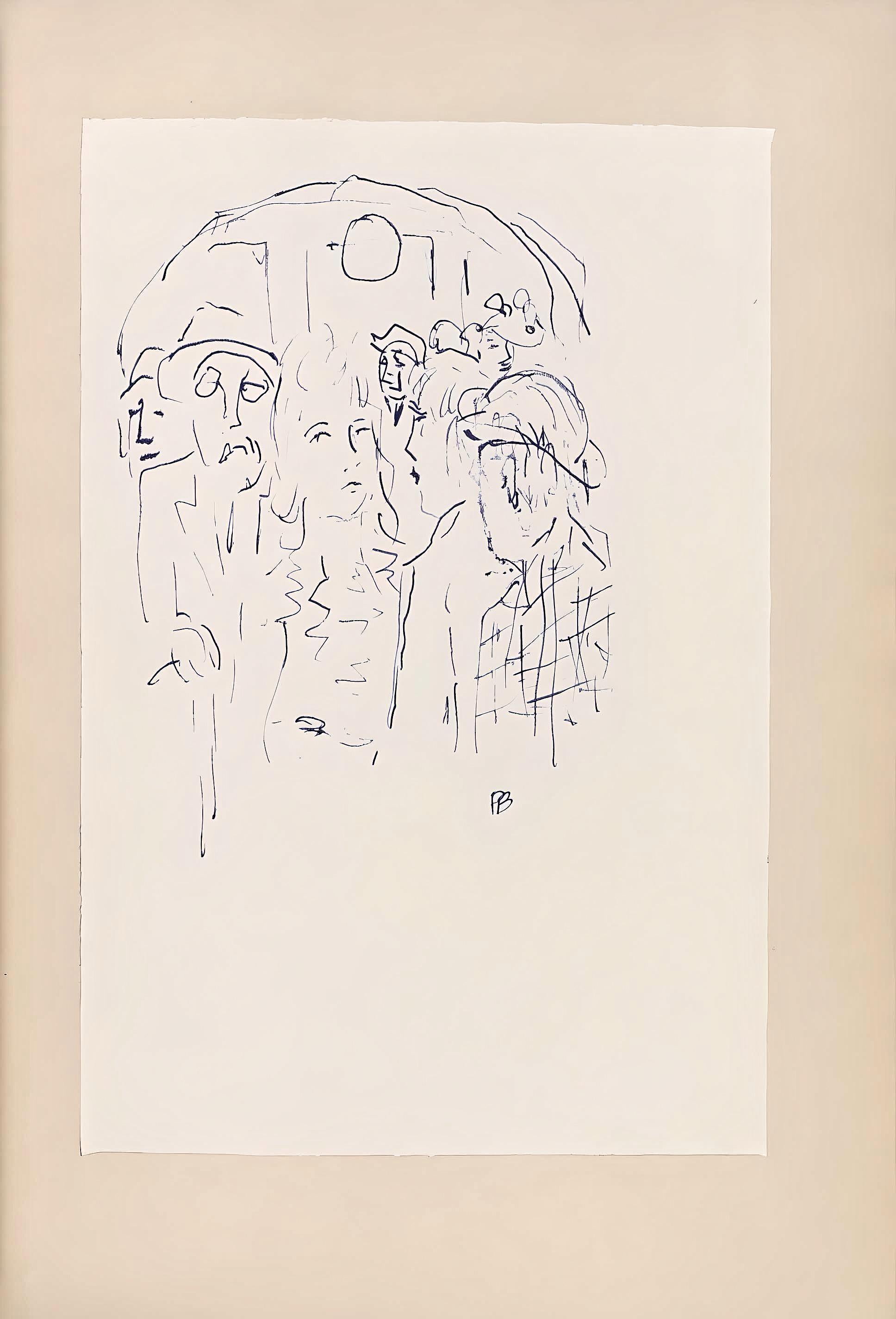 Bonnard, Komposition (Terrasse 54), Pierre Bonnard-Korrespondenzenten (nach) im Angebot 3