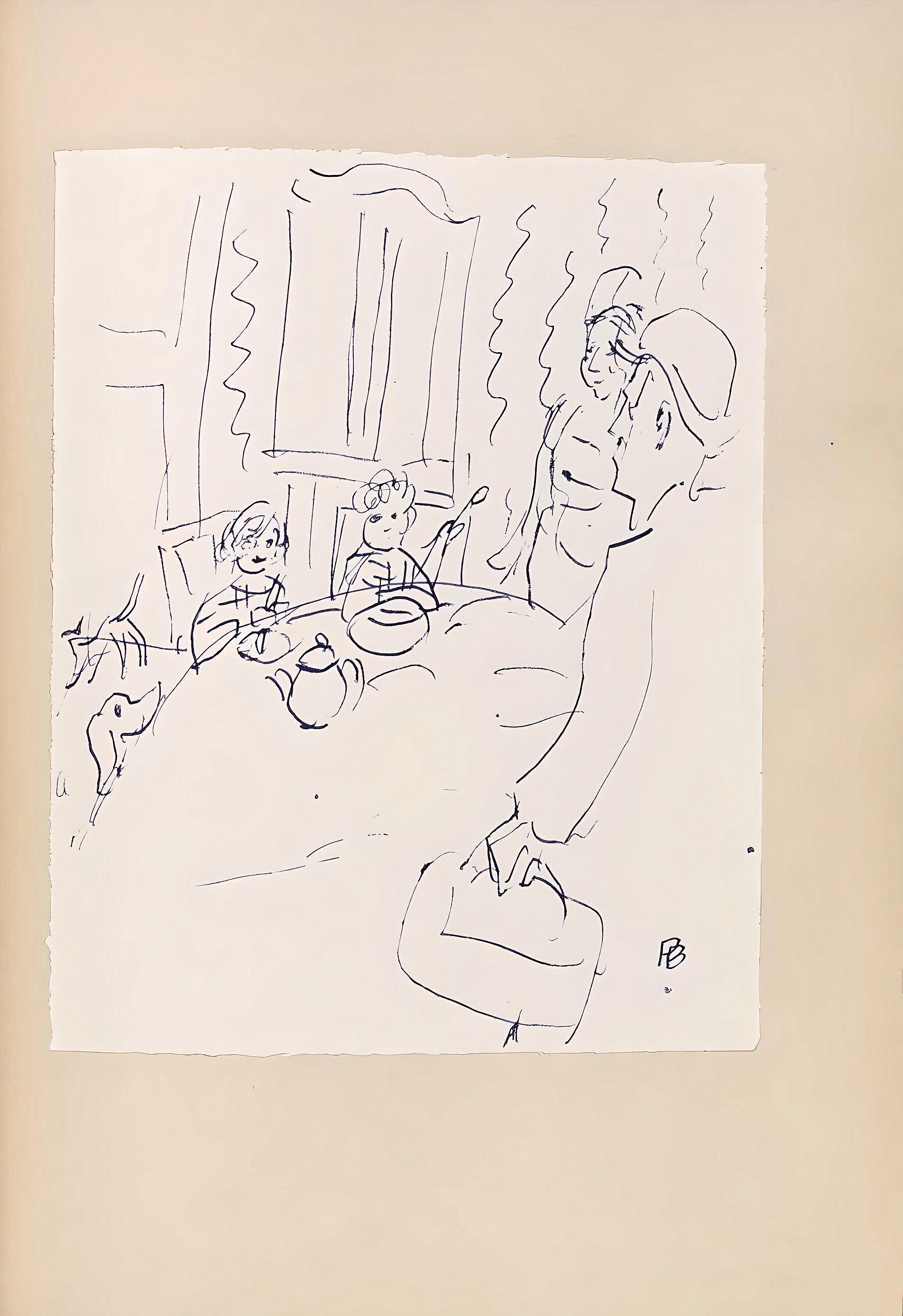Bonnard, Composition (Terrasse 54), Pierre Bonnard Correspondences (after) For Sale 3