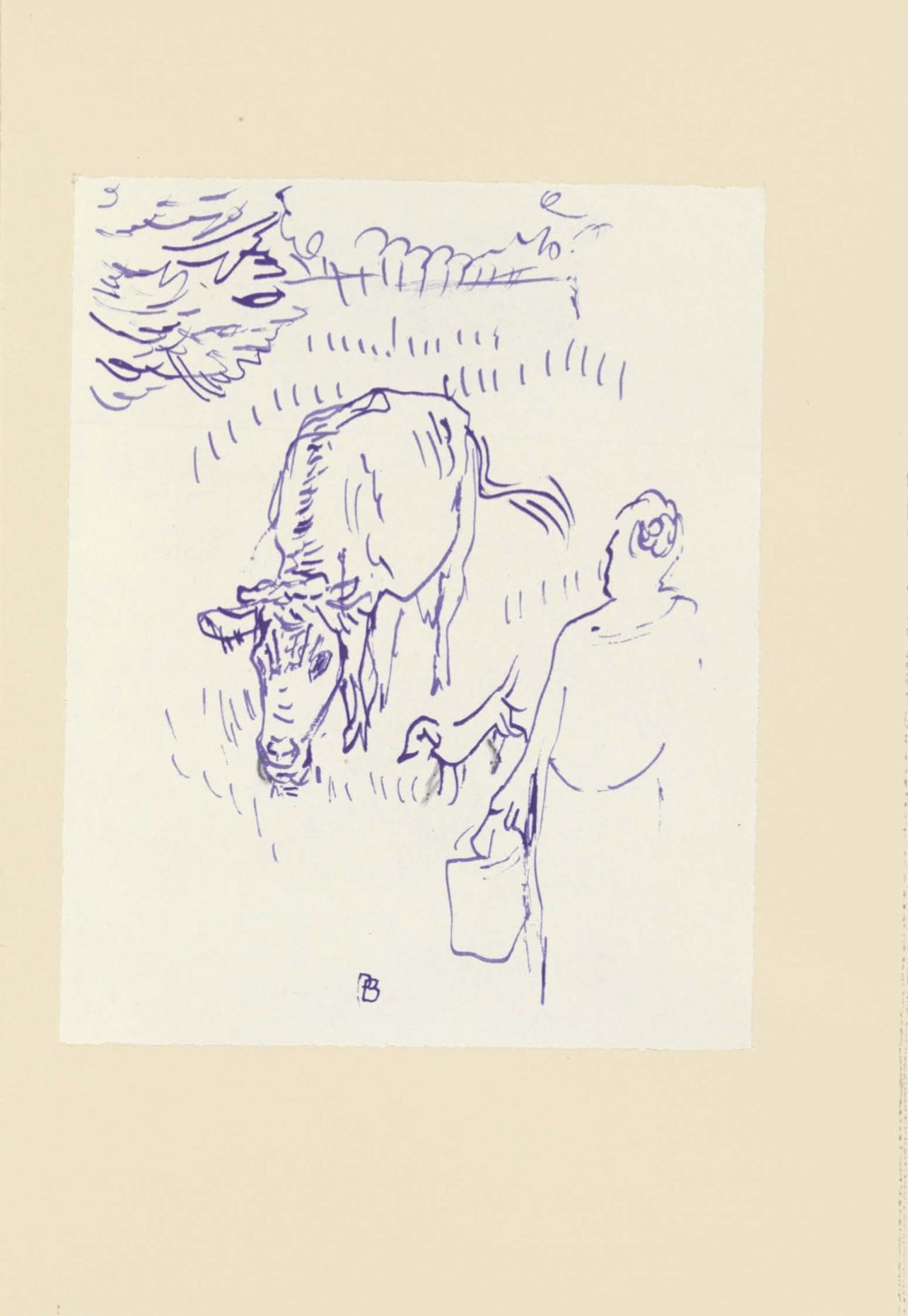 Bonnard, Composition (Terrasse 54), Pierre Bonnard Correspondences (after) For Sale 4