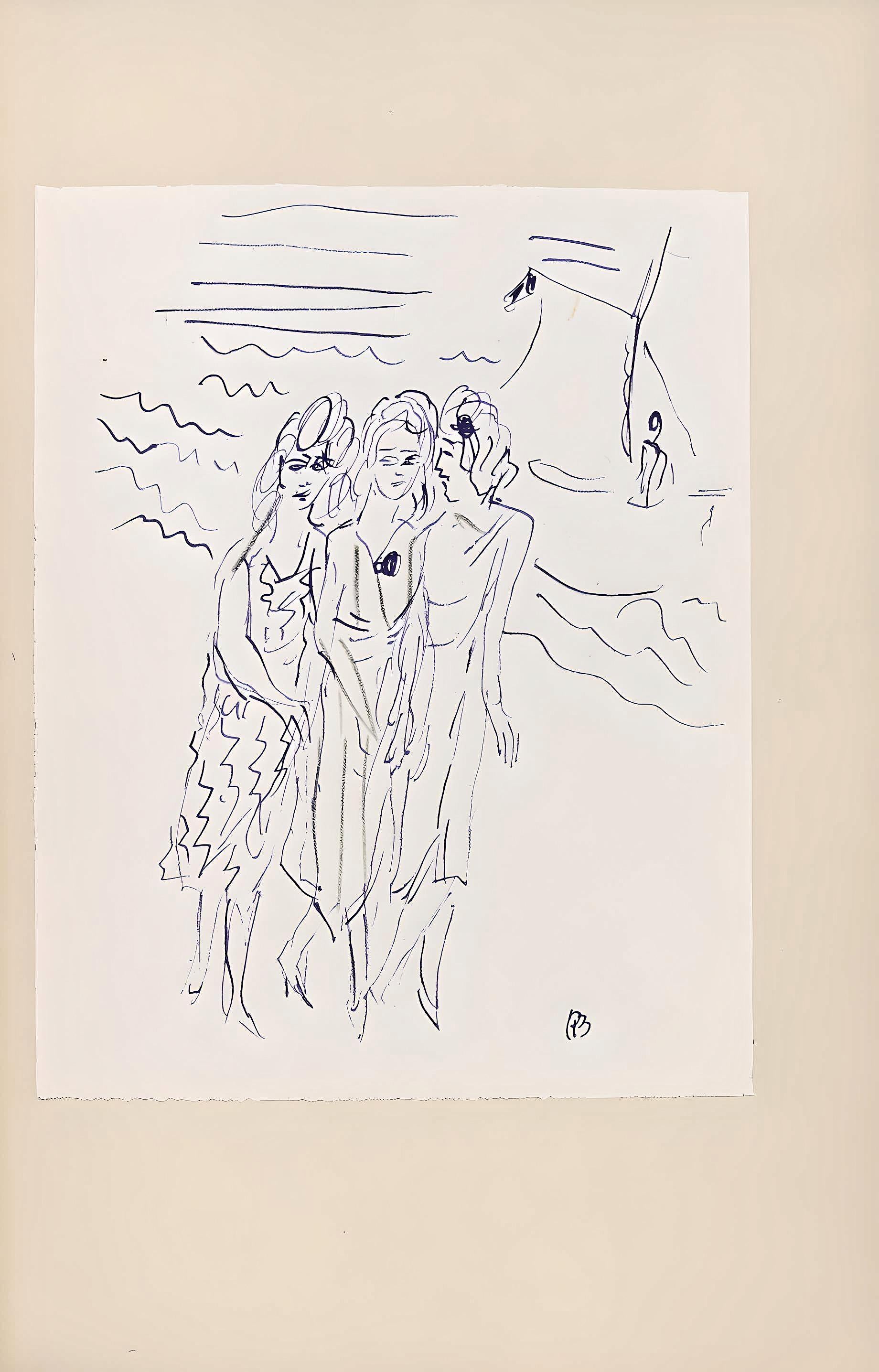 Bonnard, Composition (Terrasse 54), Pierre Bonnard Correspondences (after) For Sale 4