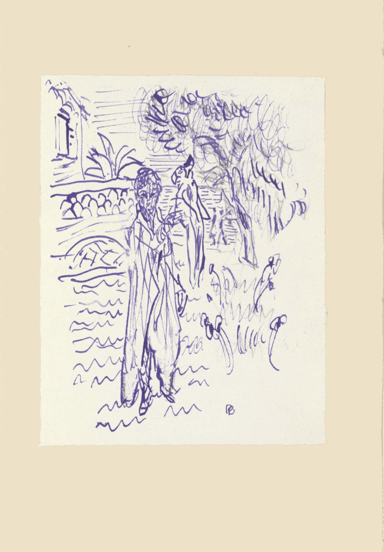 Bonnard, Composition (Terrasse 54), Pierre Bonnard Correspondences (after) For Sale 4