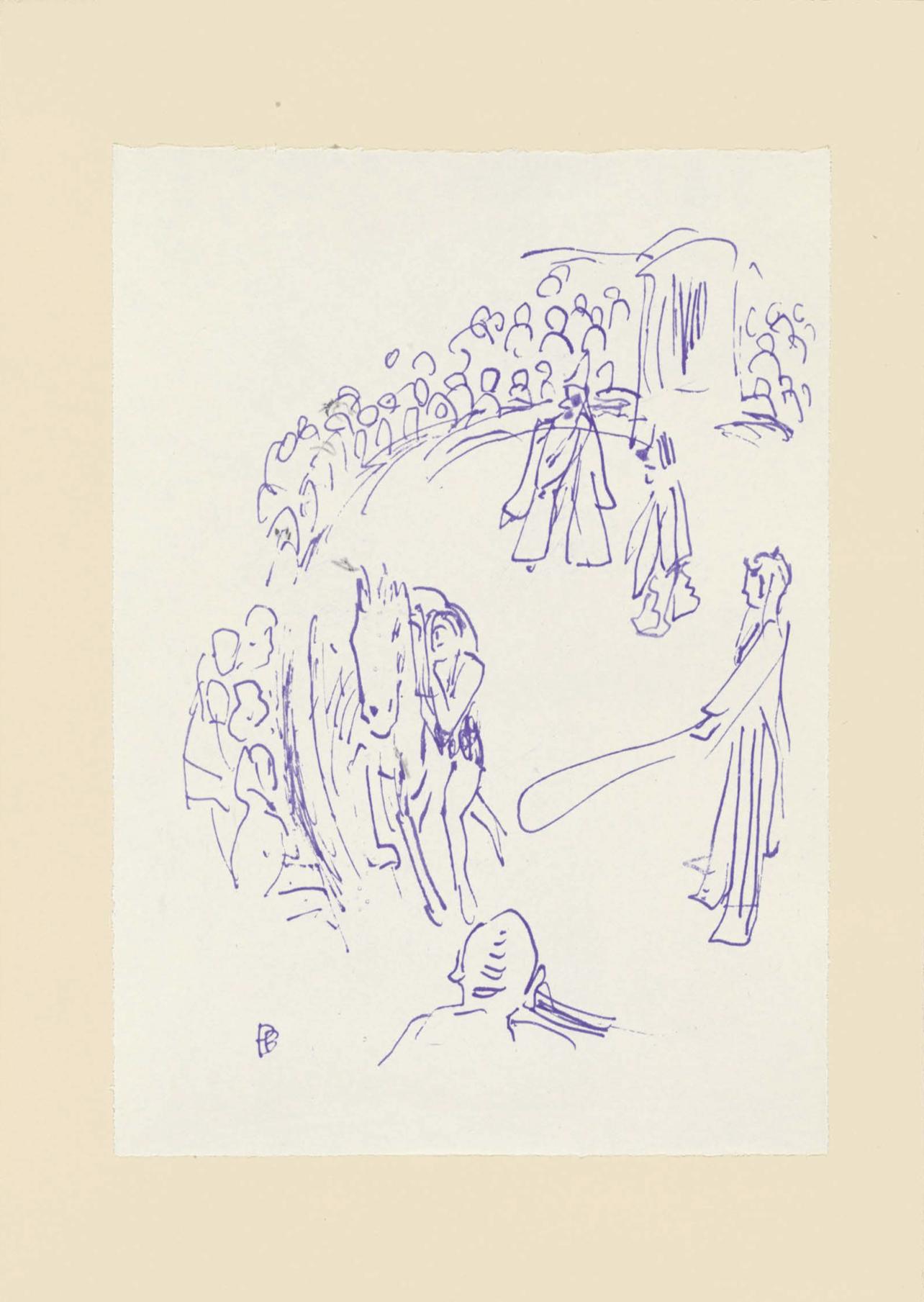 Bonnard, Komposition (Terrasse 54), Pierre Bonnard-Korrespondenzenten (nach) im Angebot 4